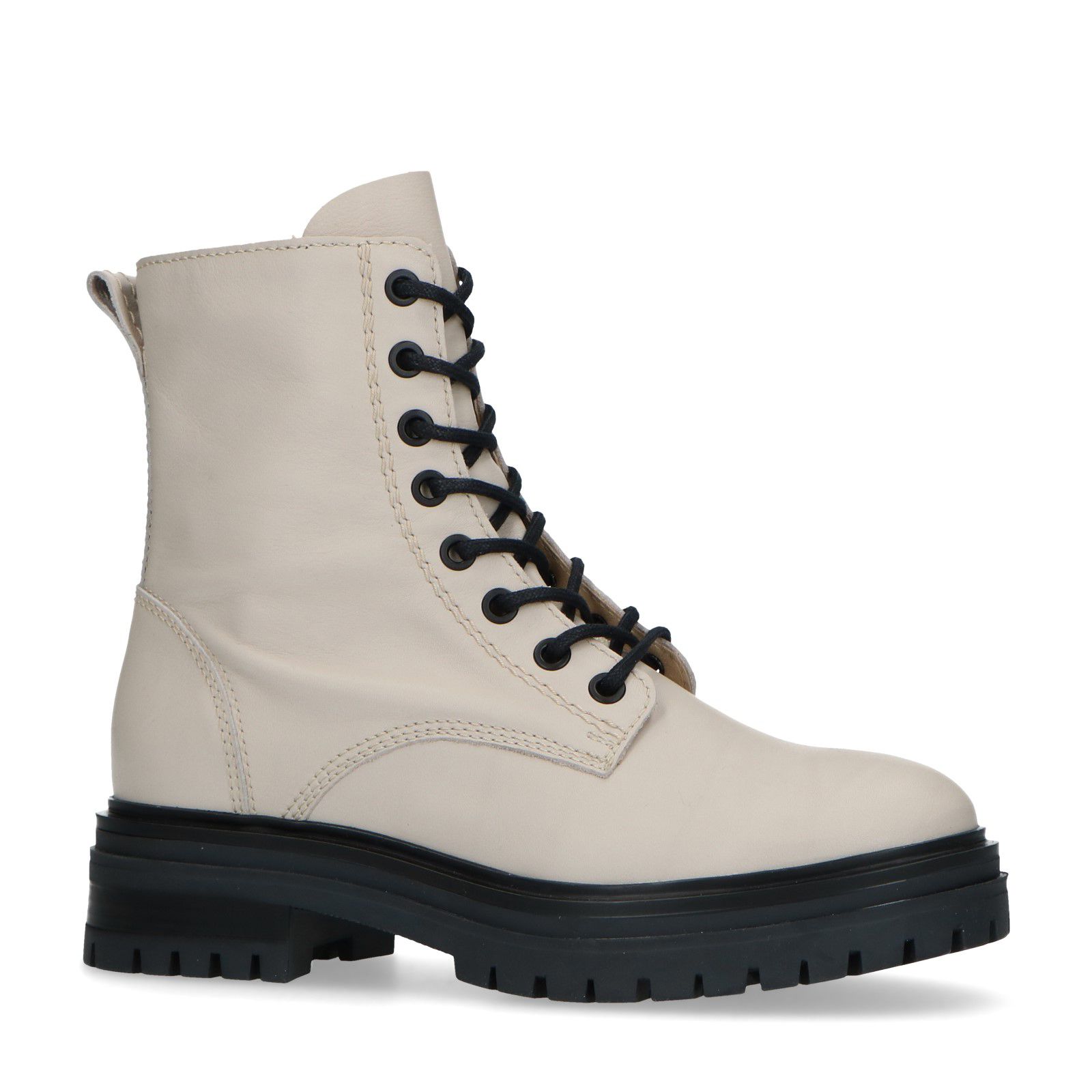 beige boots zwarte zool - Main Image