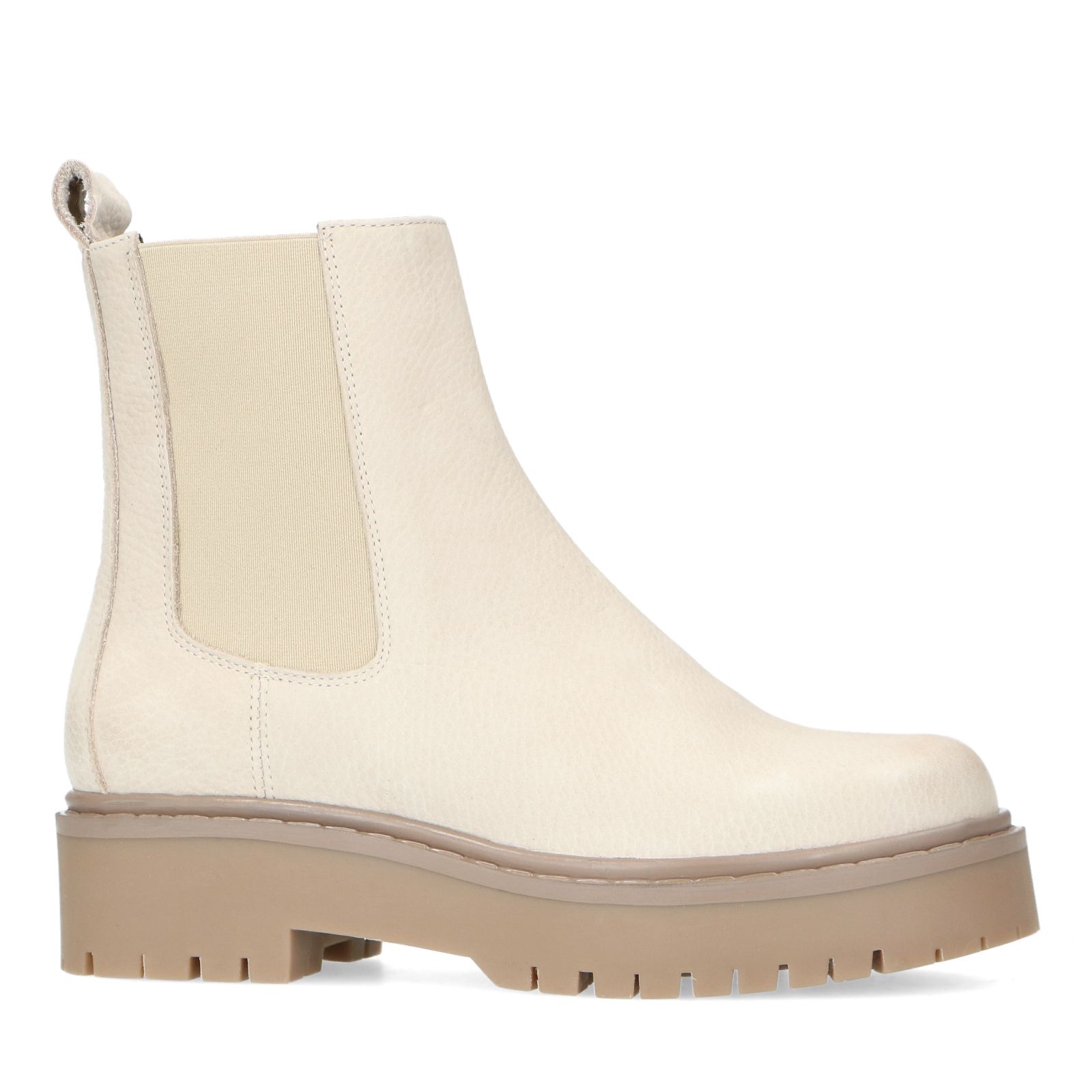 manfield chelsea boots off white