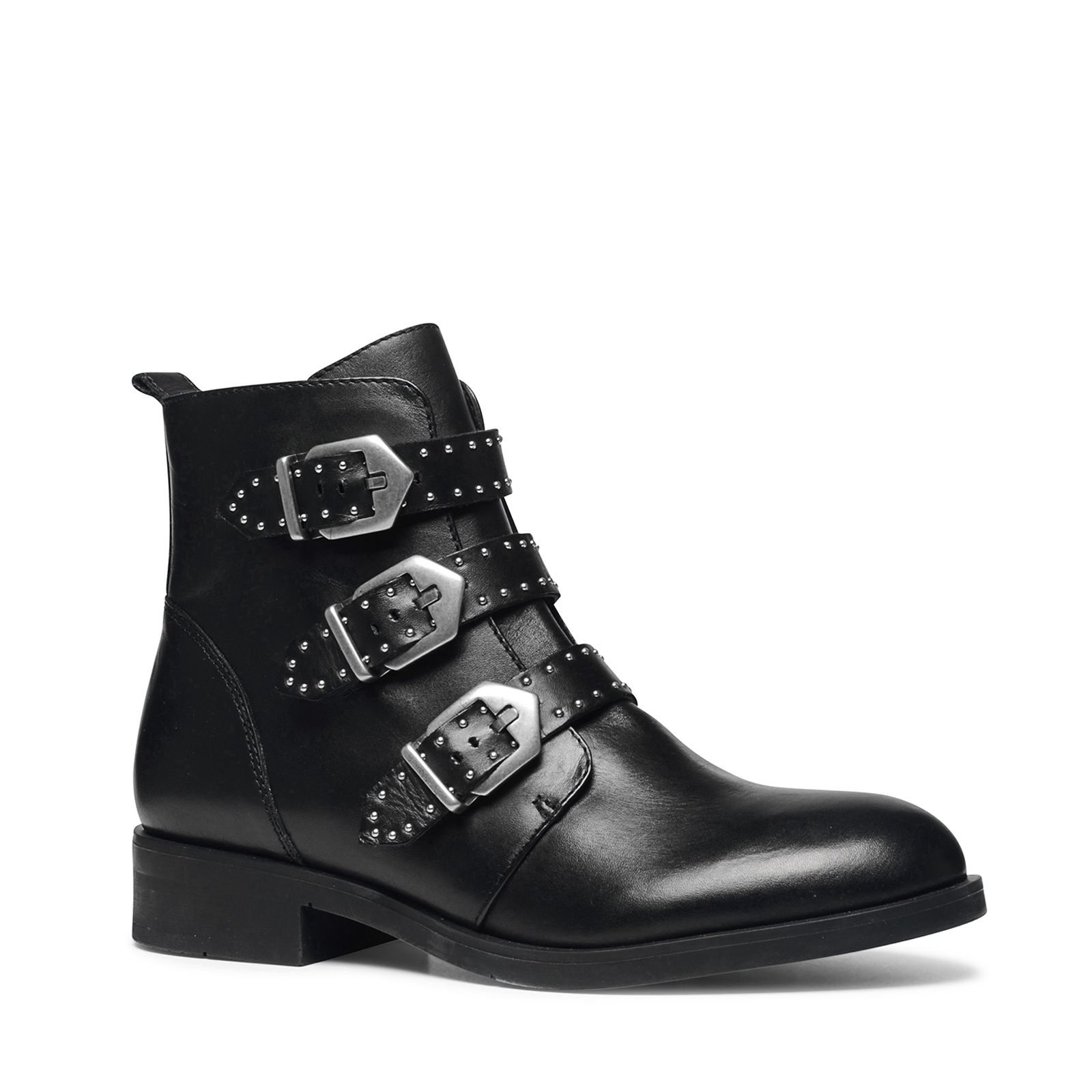 Zwarte laarsjes met studs new arrivals