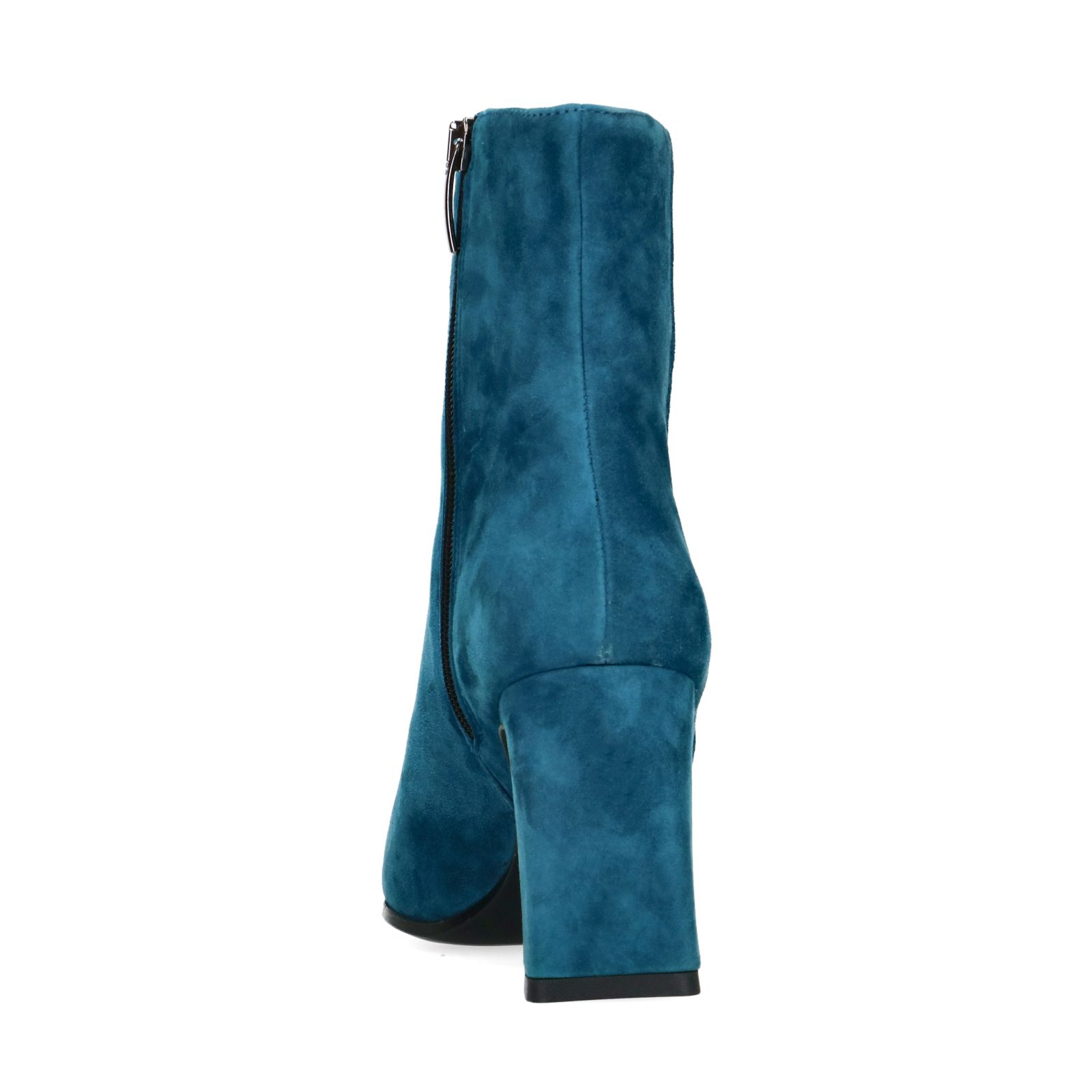 Suède blauwe laarsjes - Dames | MANFIELD