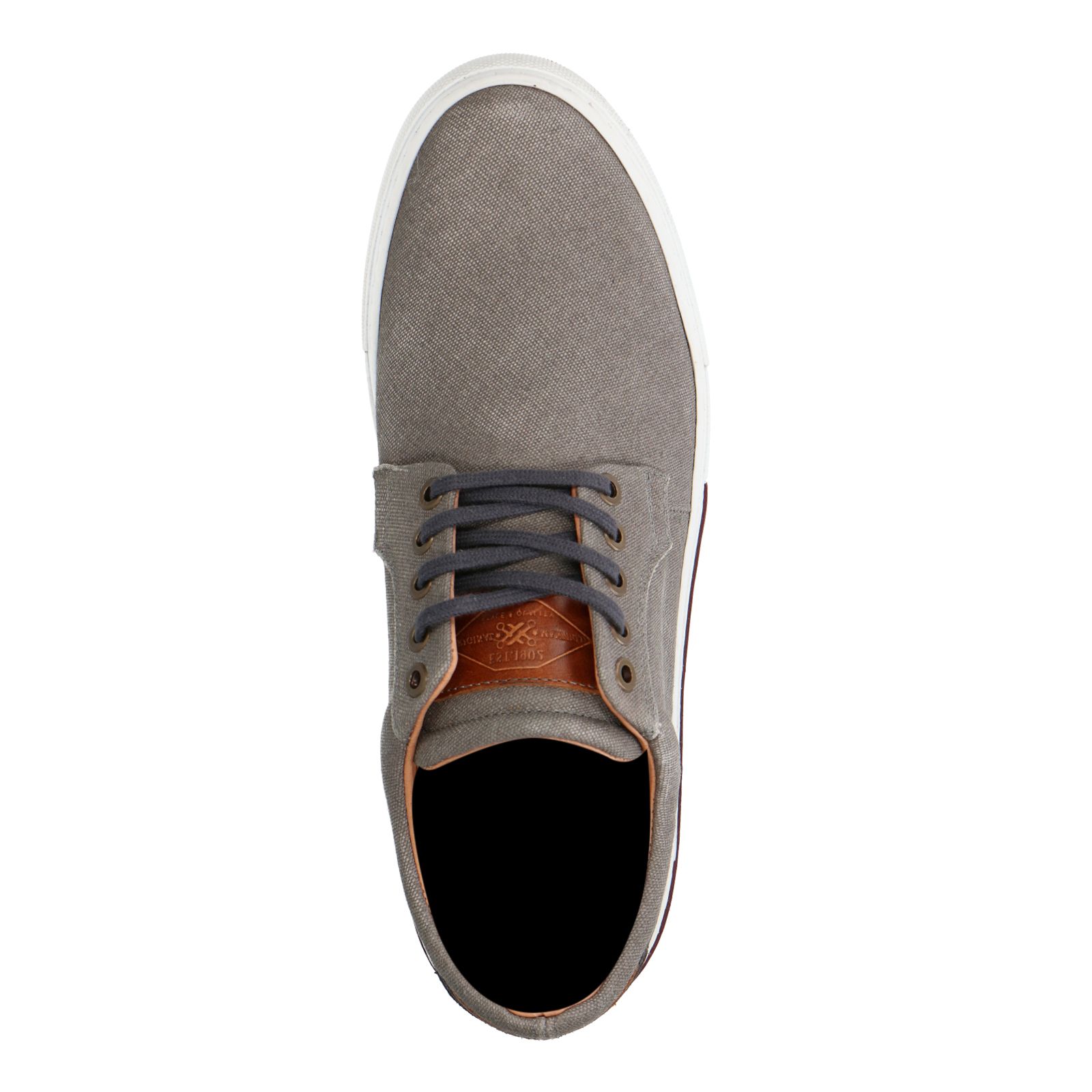 Grijze canvas sneakers - Heren | MANFIELD