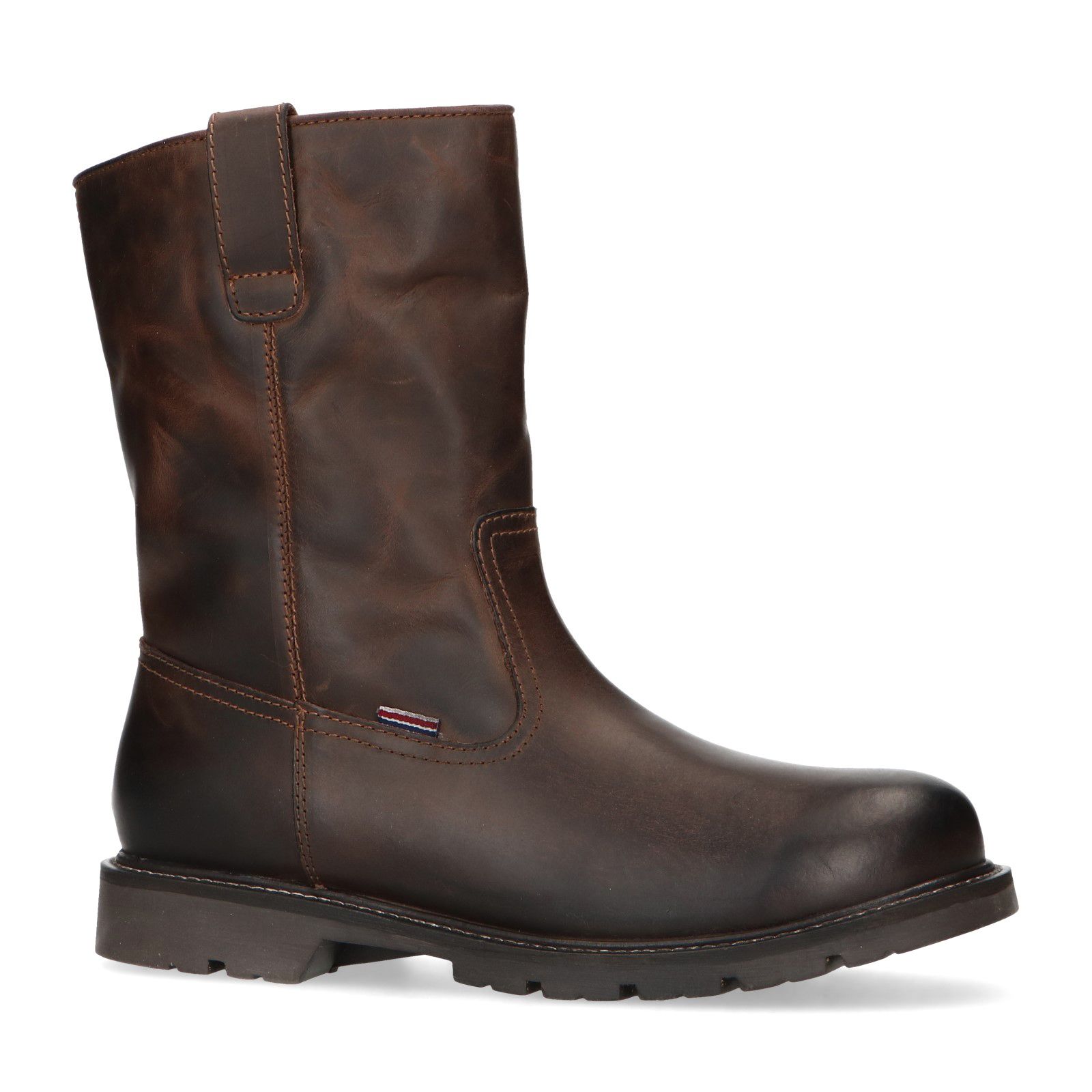 Bruine leren boots - Heren | MANFIELD