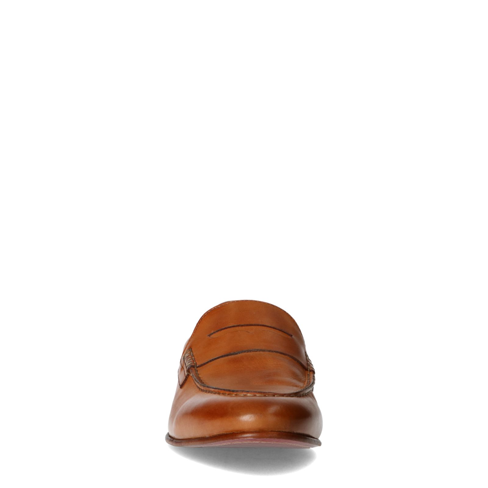 Cognac leren loafers - Heren | MANFIELD