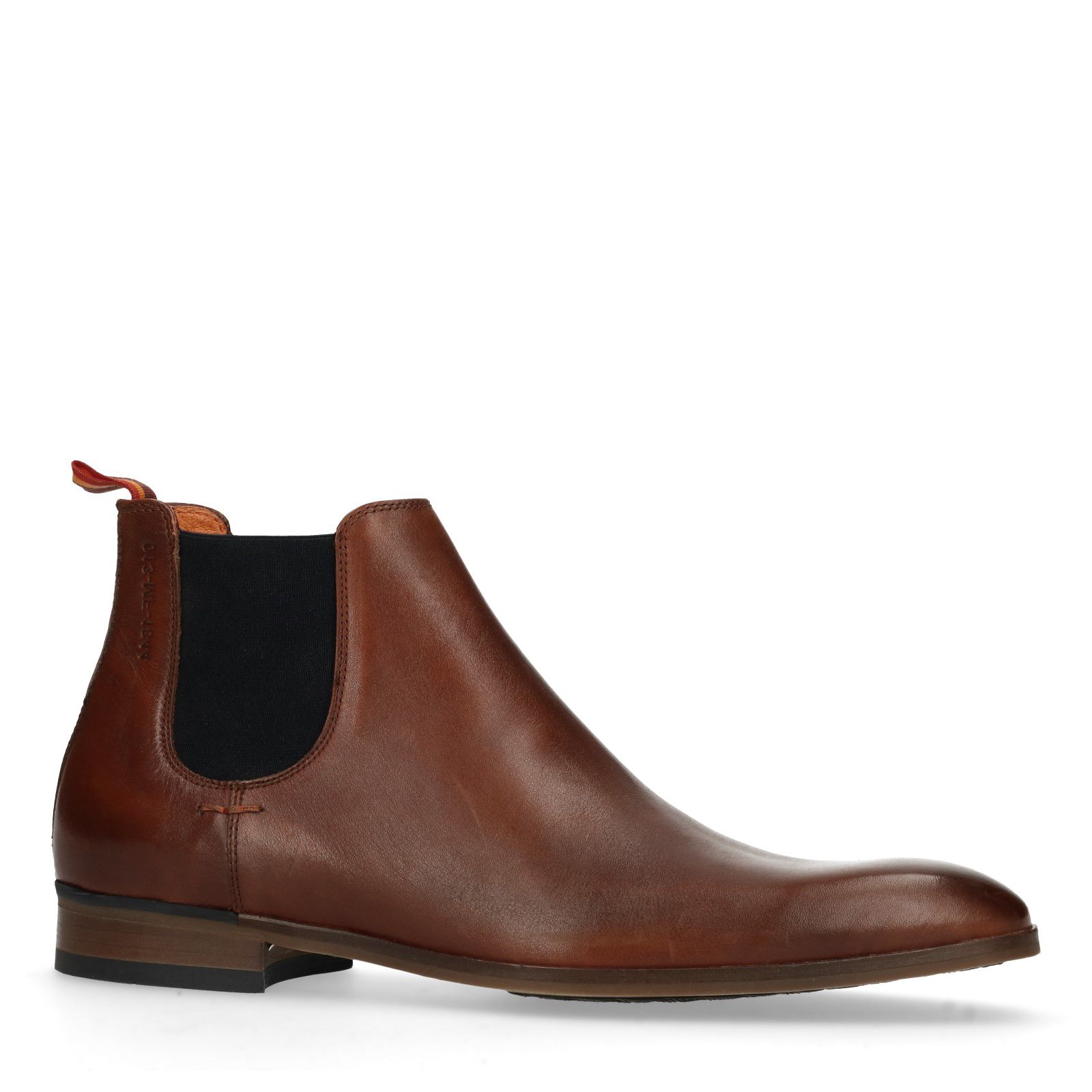 chelsea boots men cognac