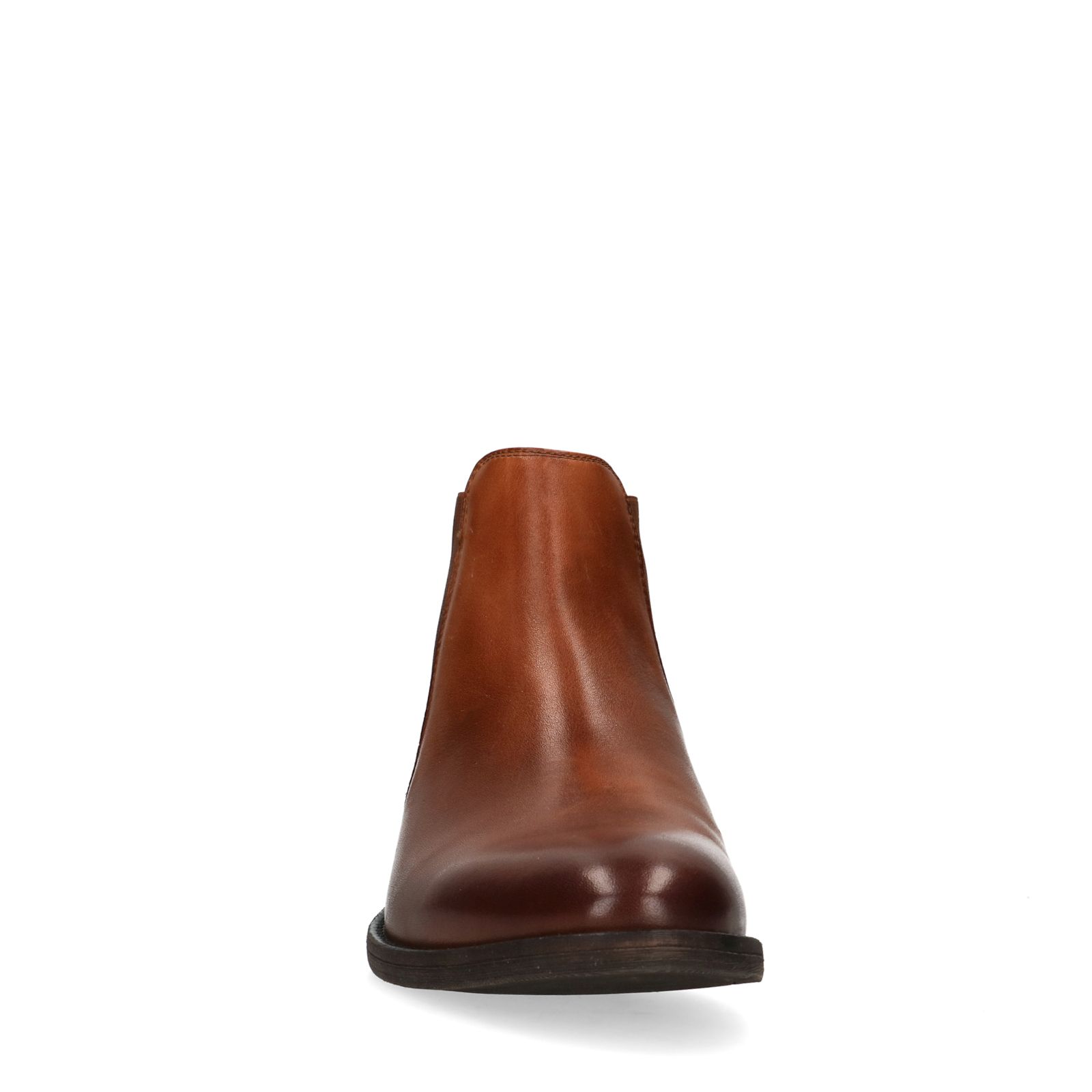 Cognac leren chelsea boots - Heren | MANFIELD