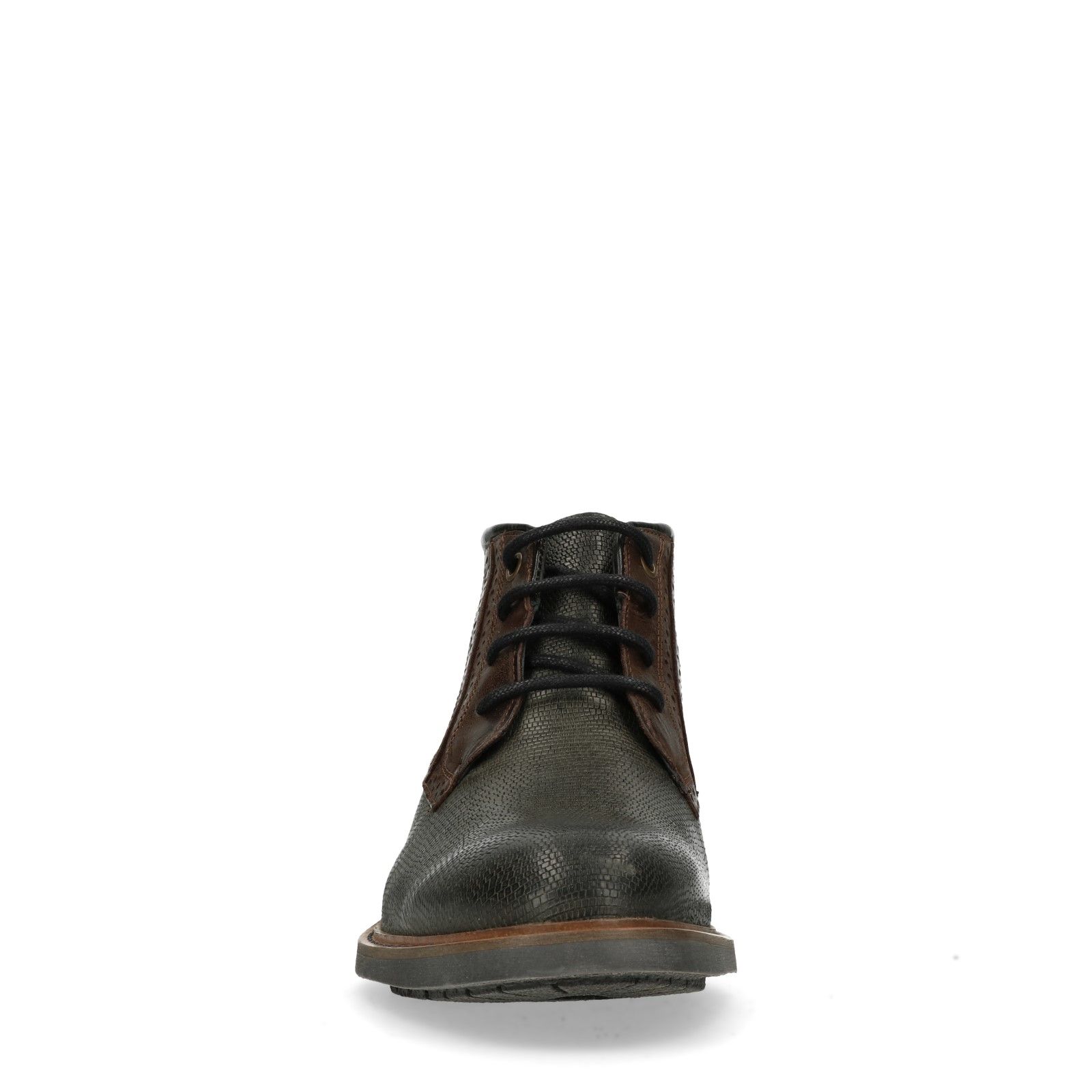 Donkergrijze worker boots met snakeskin Heren | MANFIELD Donkergrijze worker boots met snakeskin Heren | MANFIELD