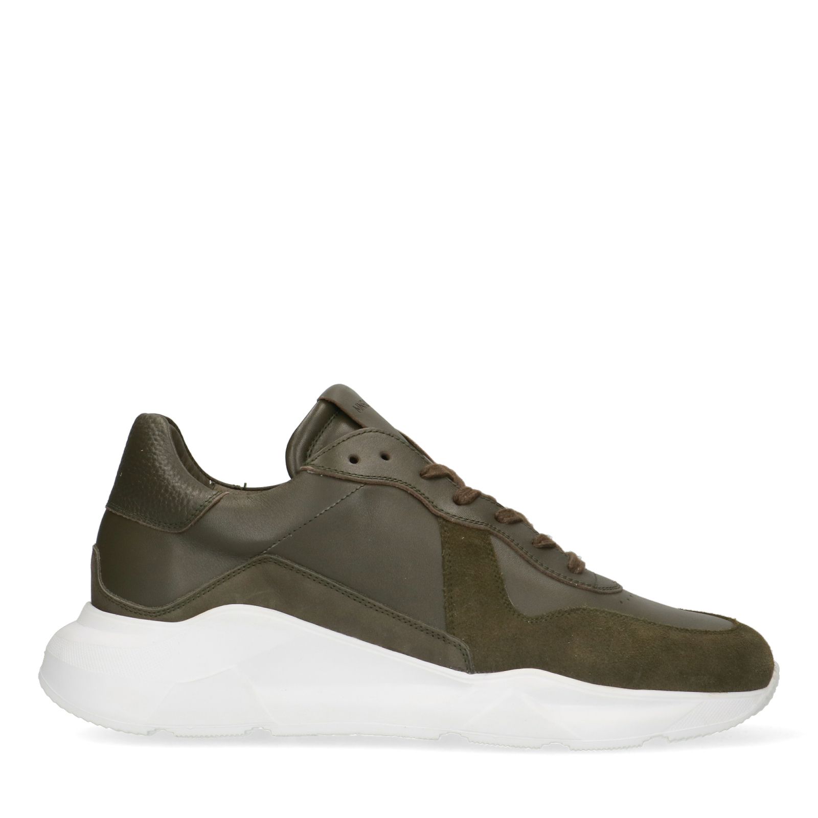 Donkergroene outlet sneakers heren