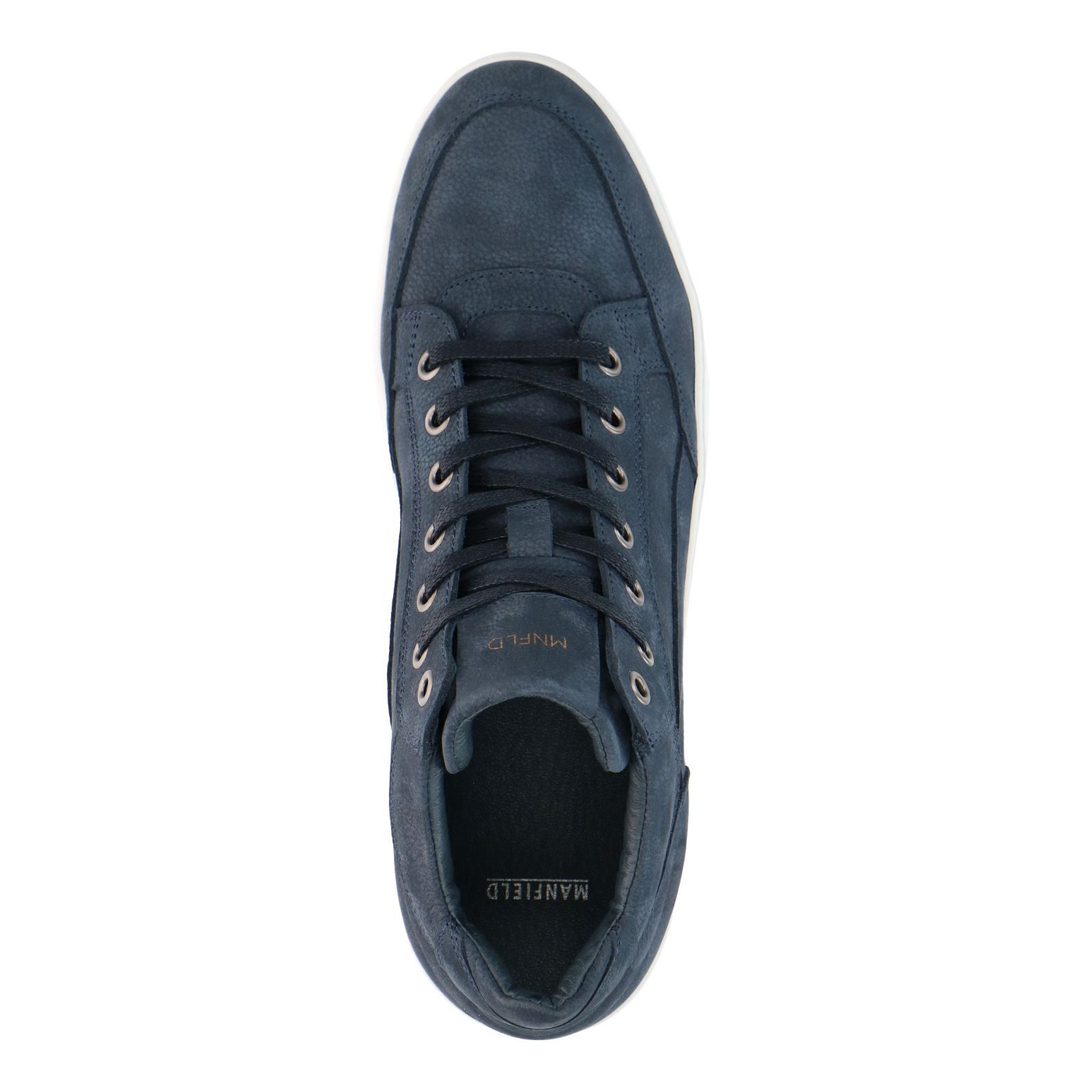 Donkerblauwe hoge sneakers online dames