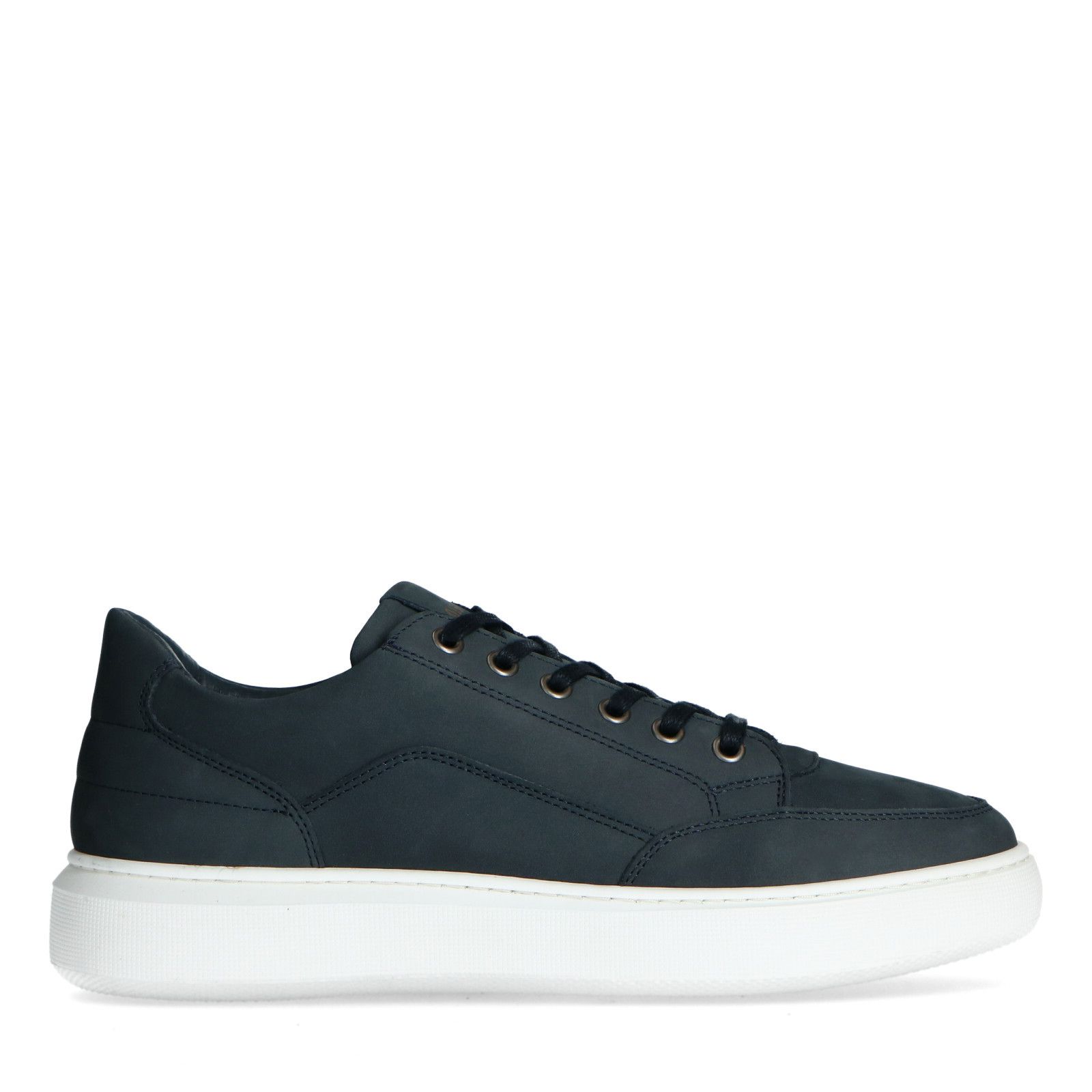 Zwarte nubuck sneakers - Heren | MANFIELD