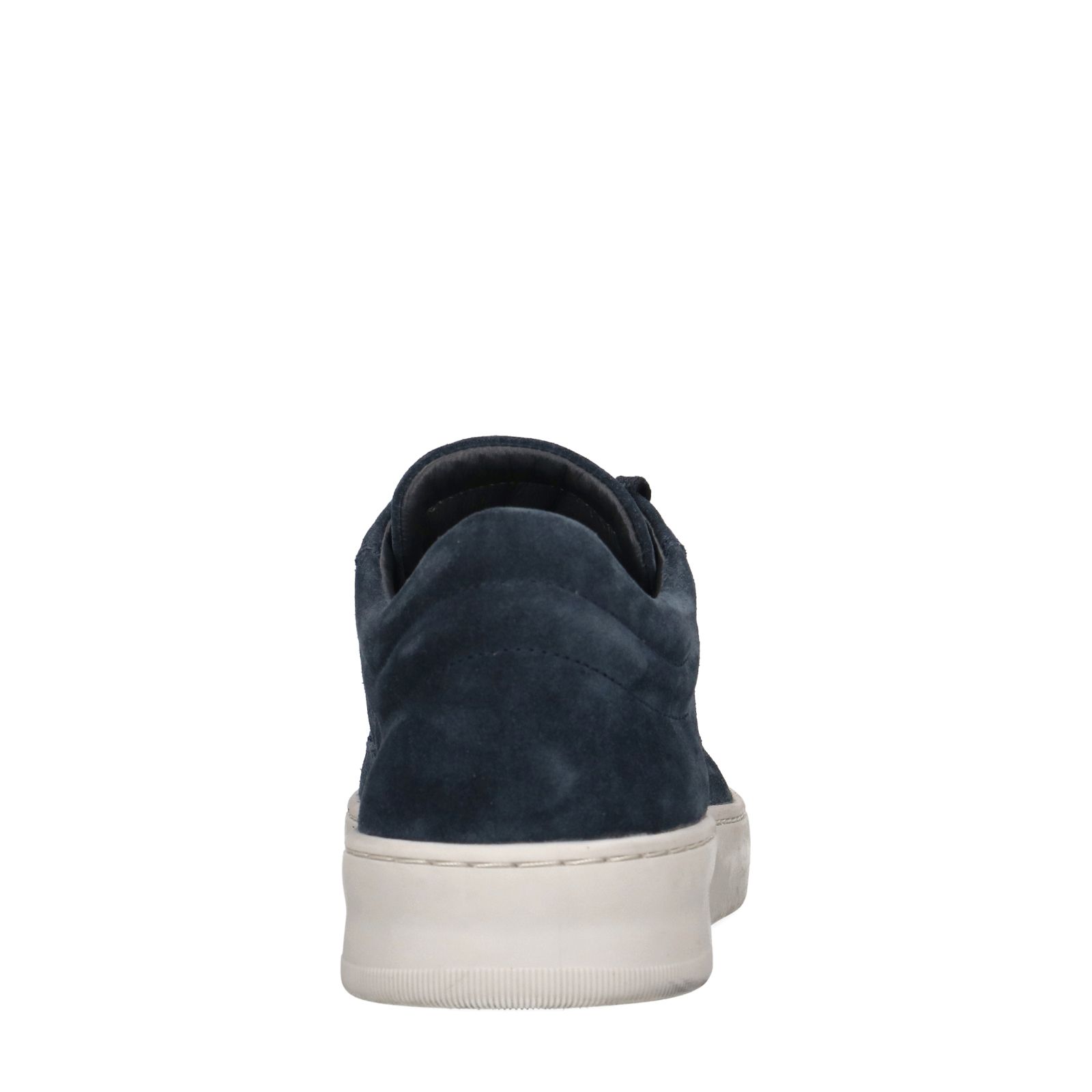 Donkerblauwe suède sneakers - Heren | MANFIELD