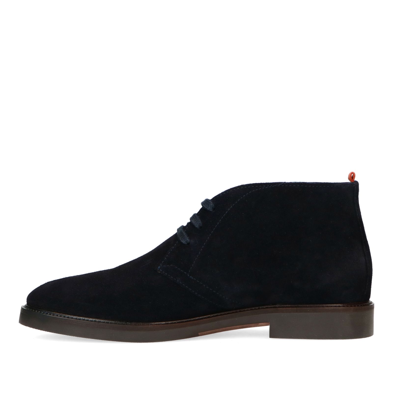 Navy suède veterboots - Heren | MANFIELD