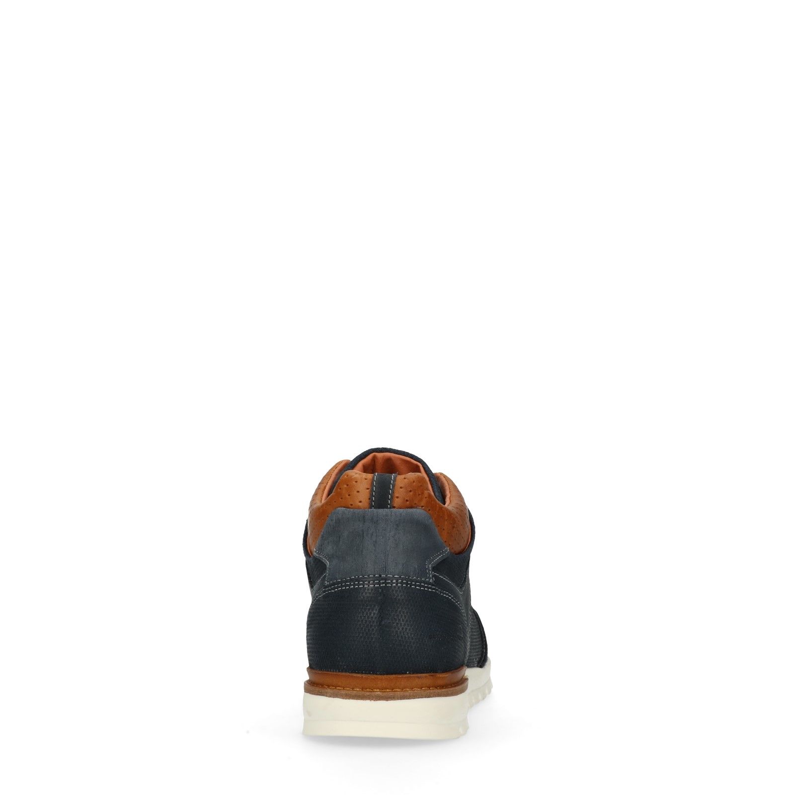 Donkerblauwe hoge sneakers - Heren | MANFIELD