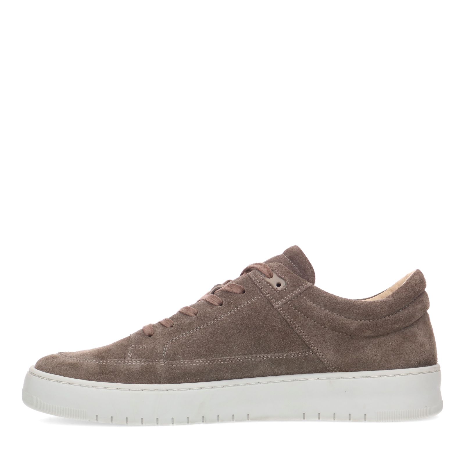 Taupe suède sneakers - Heren | MANFIELD