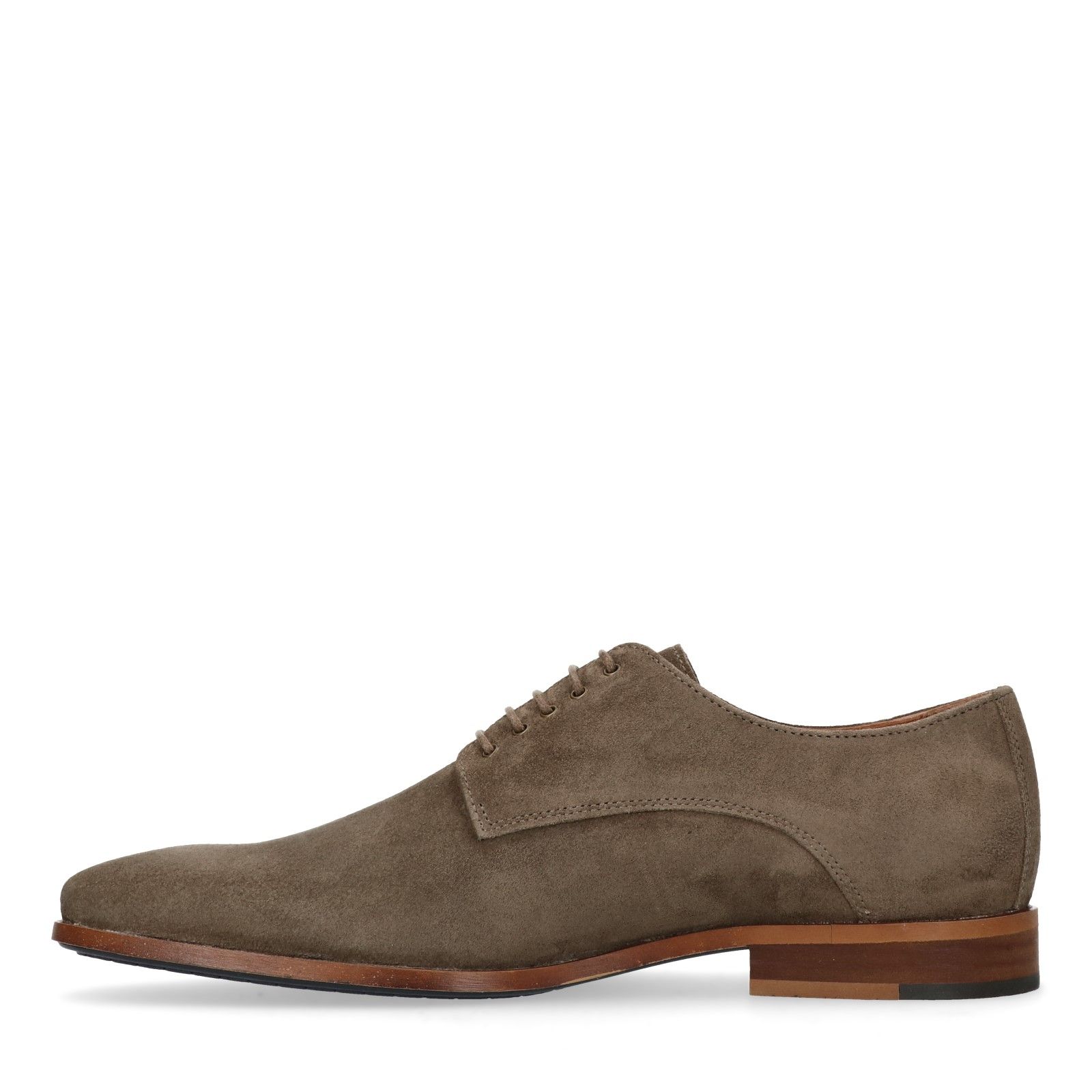 Zwarte suède veterschoenen - Heren | MANFIELD