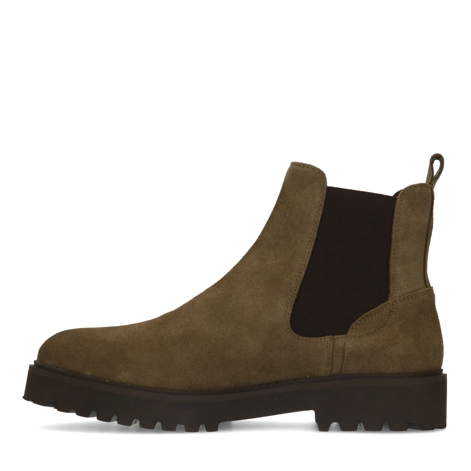 Groene suède chelsea boots - Heren | MANFIELD