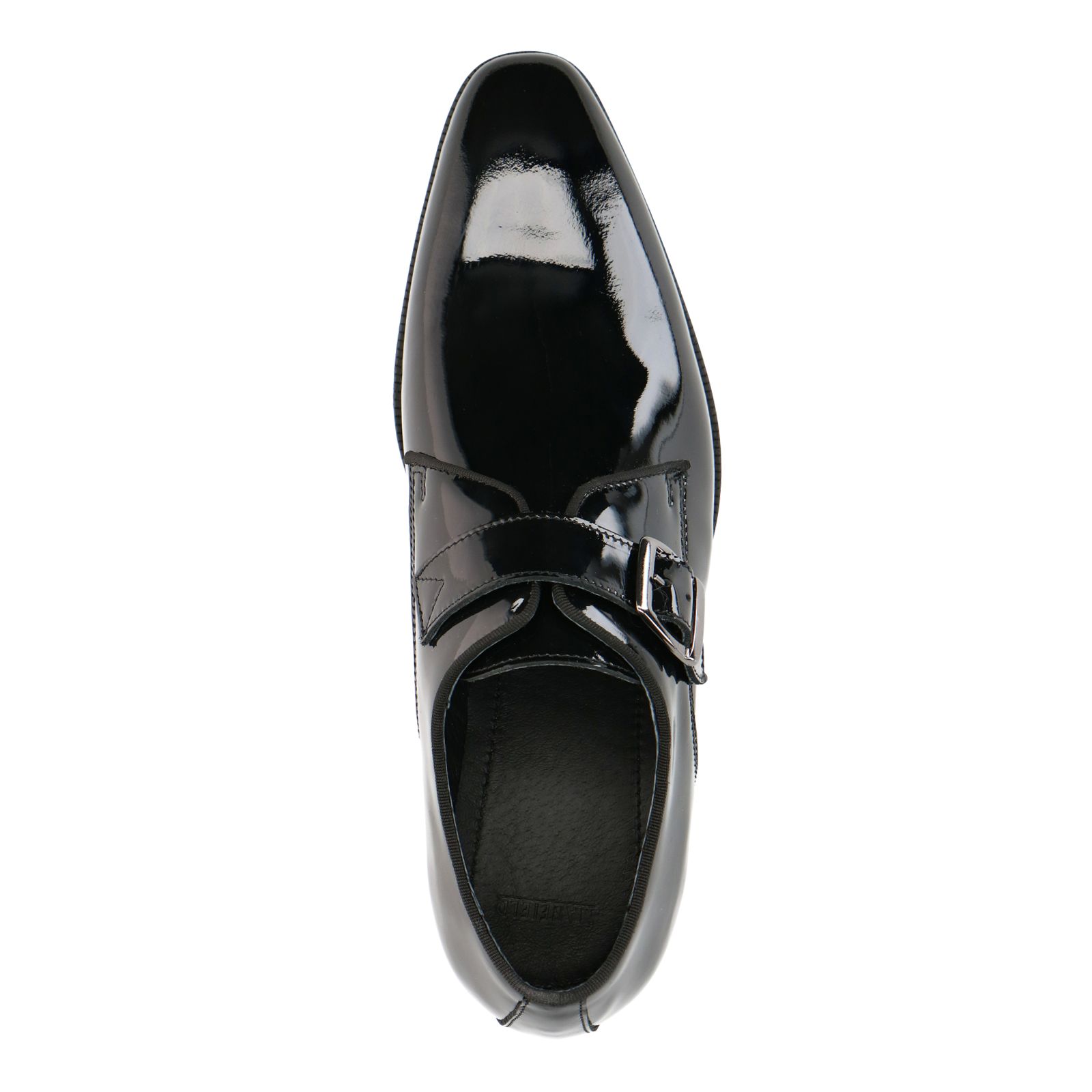 Zwarte lakleren gespschoenen - Heren | MANFIELD
