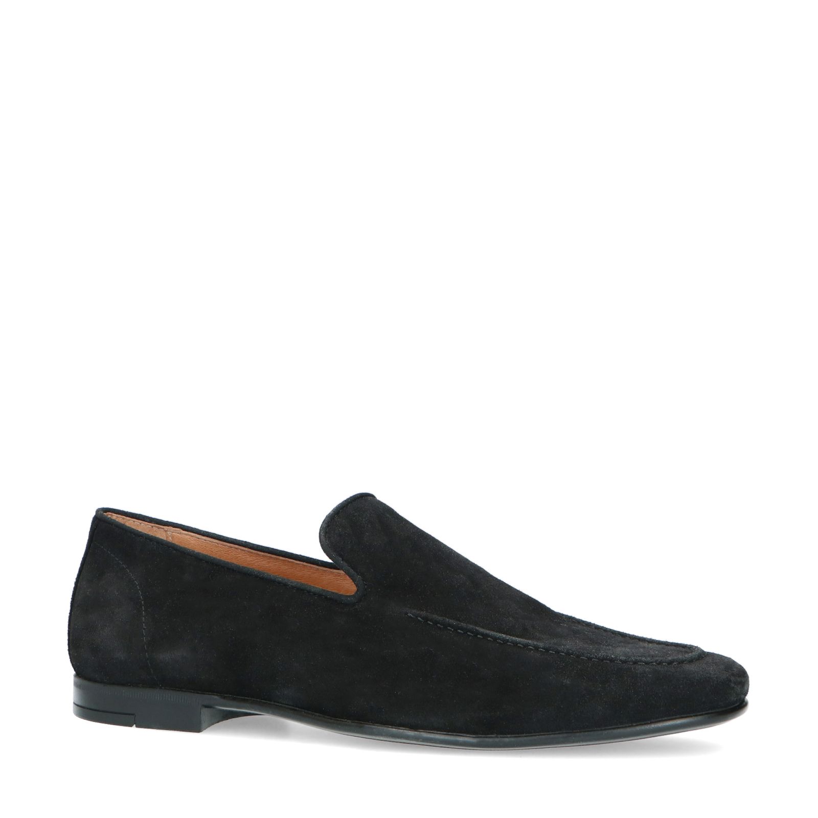 Zwarte suède loafers - Heren | MANFIELD