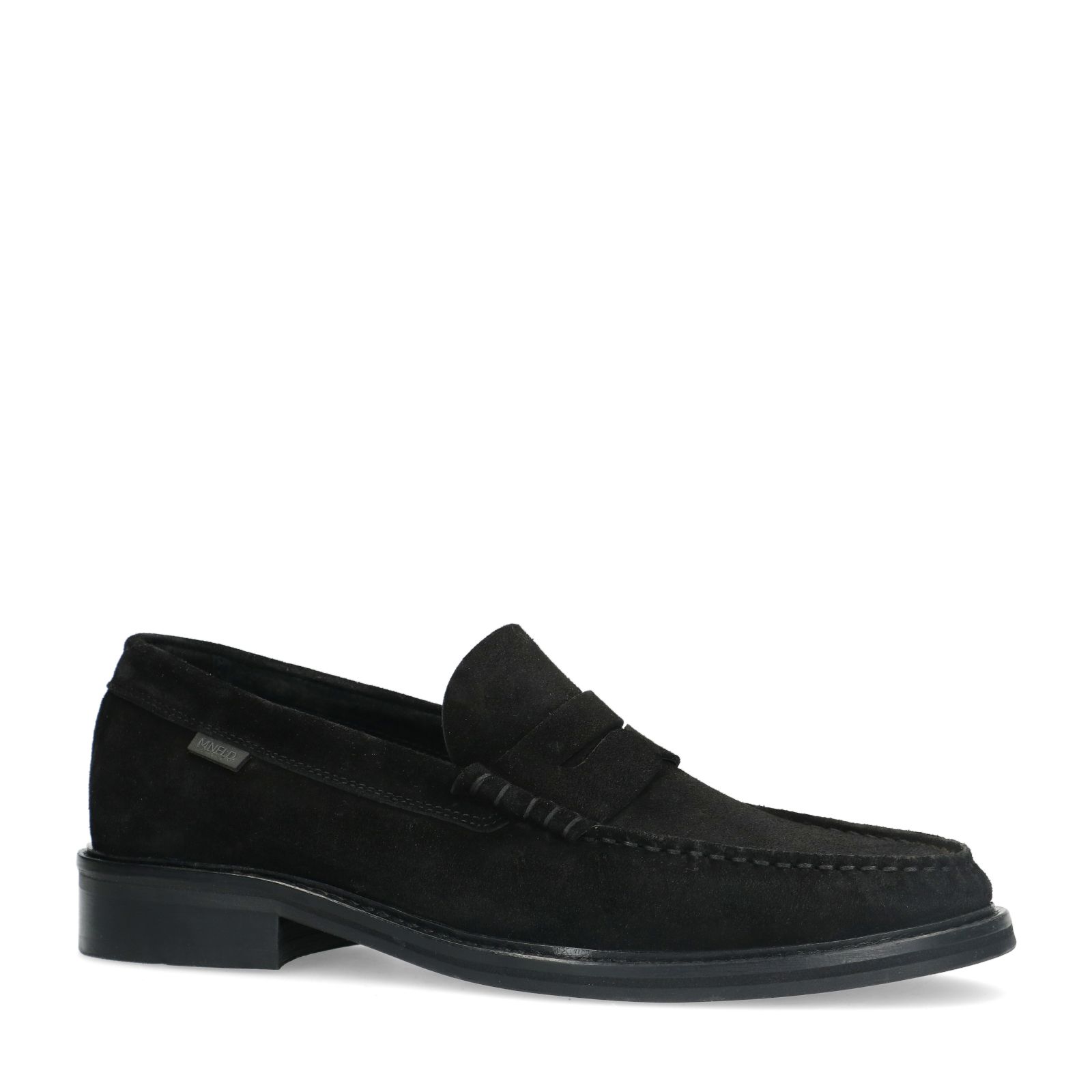 Zwarte suède loafers - Heren | MANFIELD