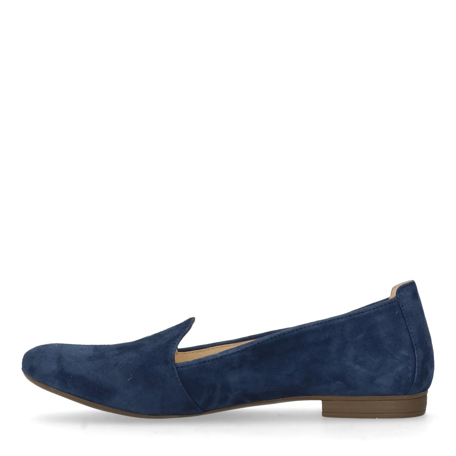 Blauwe suède loafers - Dames | MANFIELD