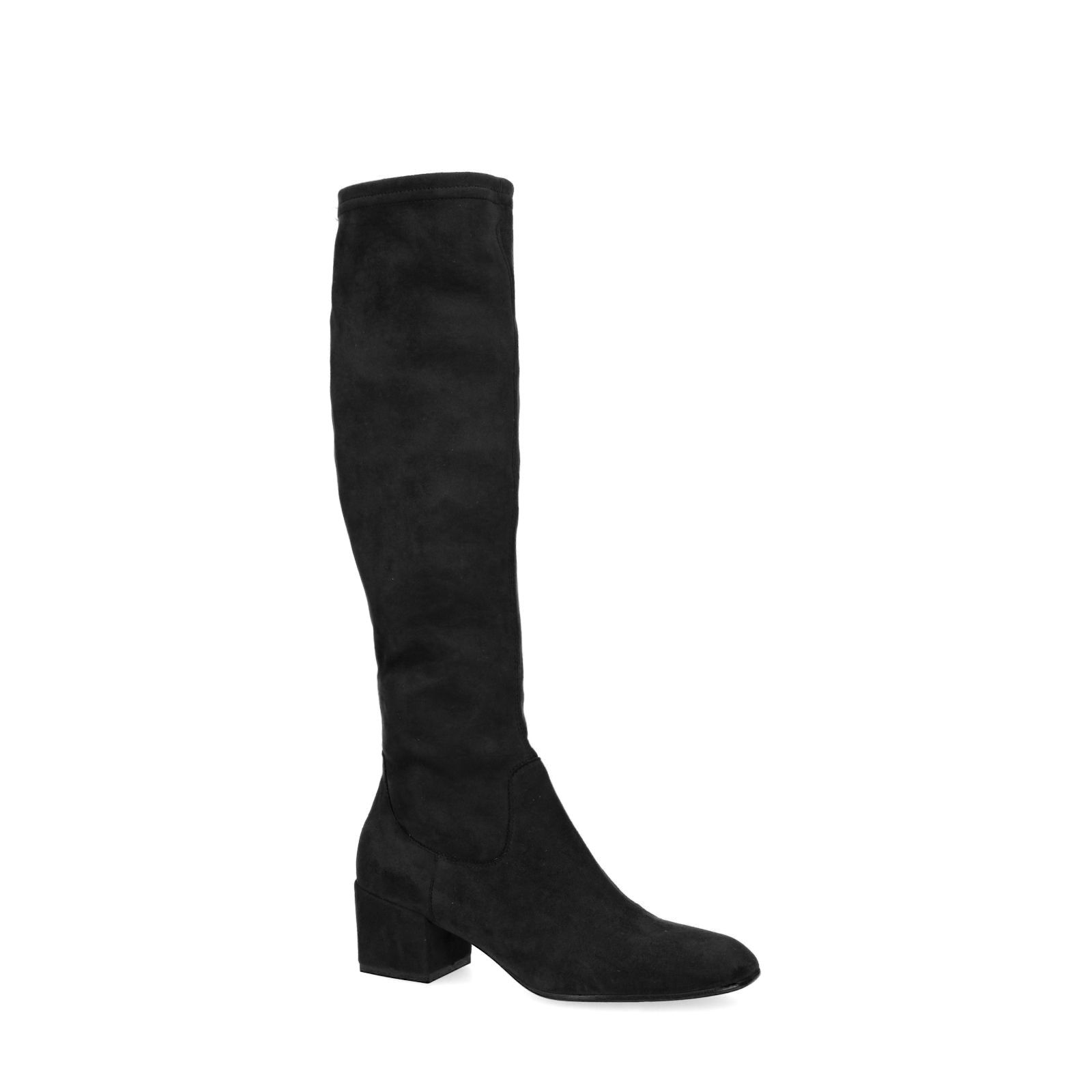Zwarte hoge laarzen - Dames | MANFIELD