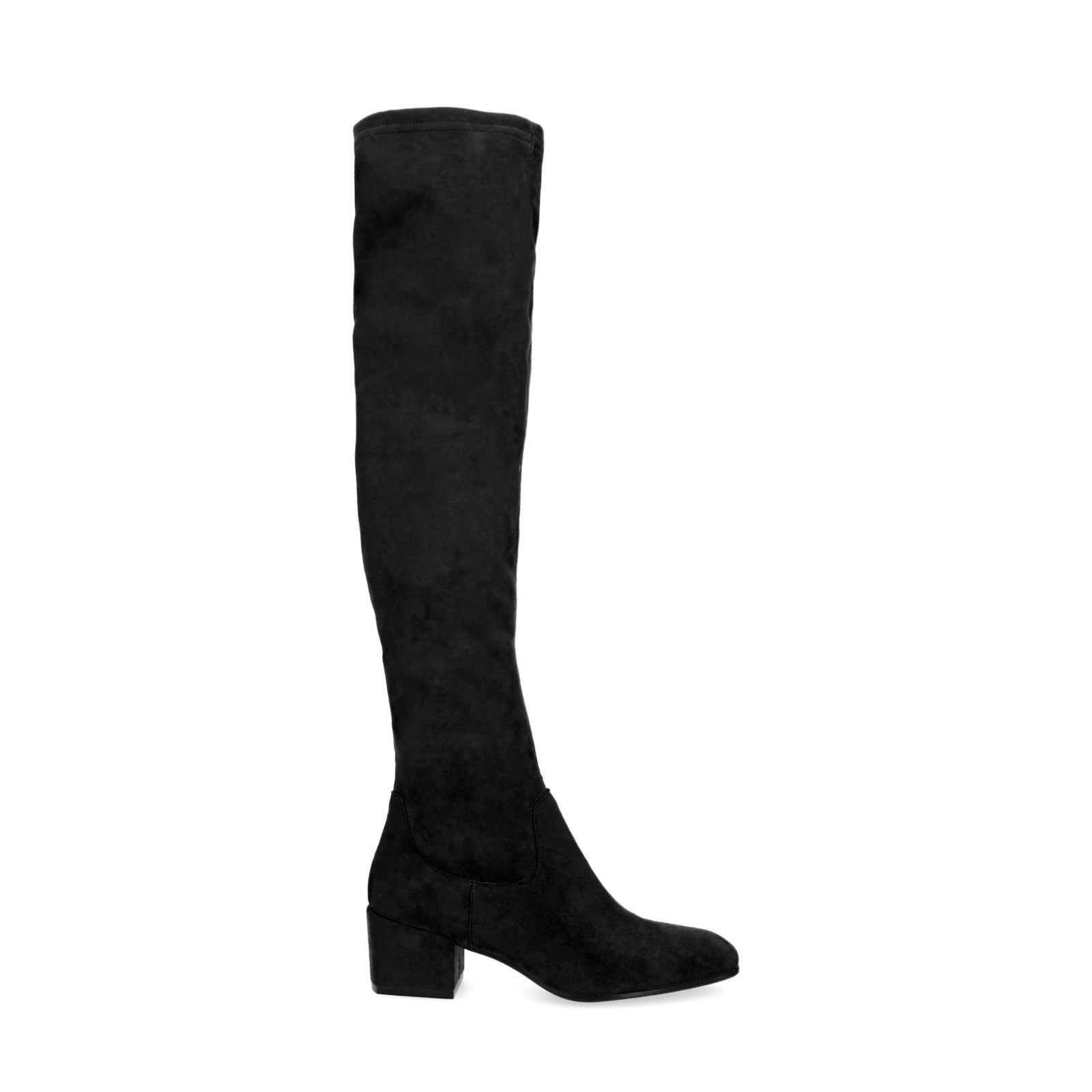 Zwarte overknee laarzen - Dames | MANFIELD