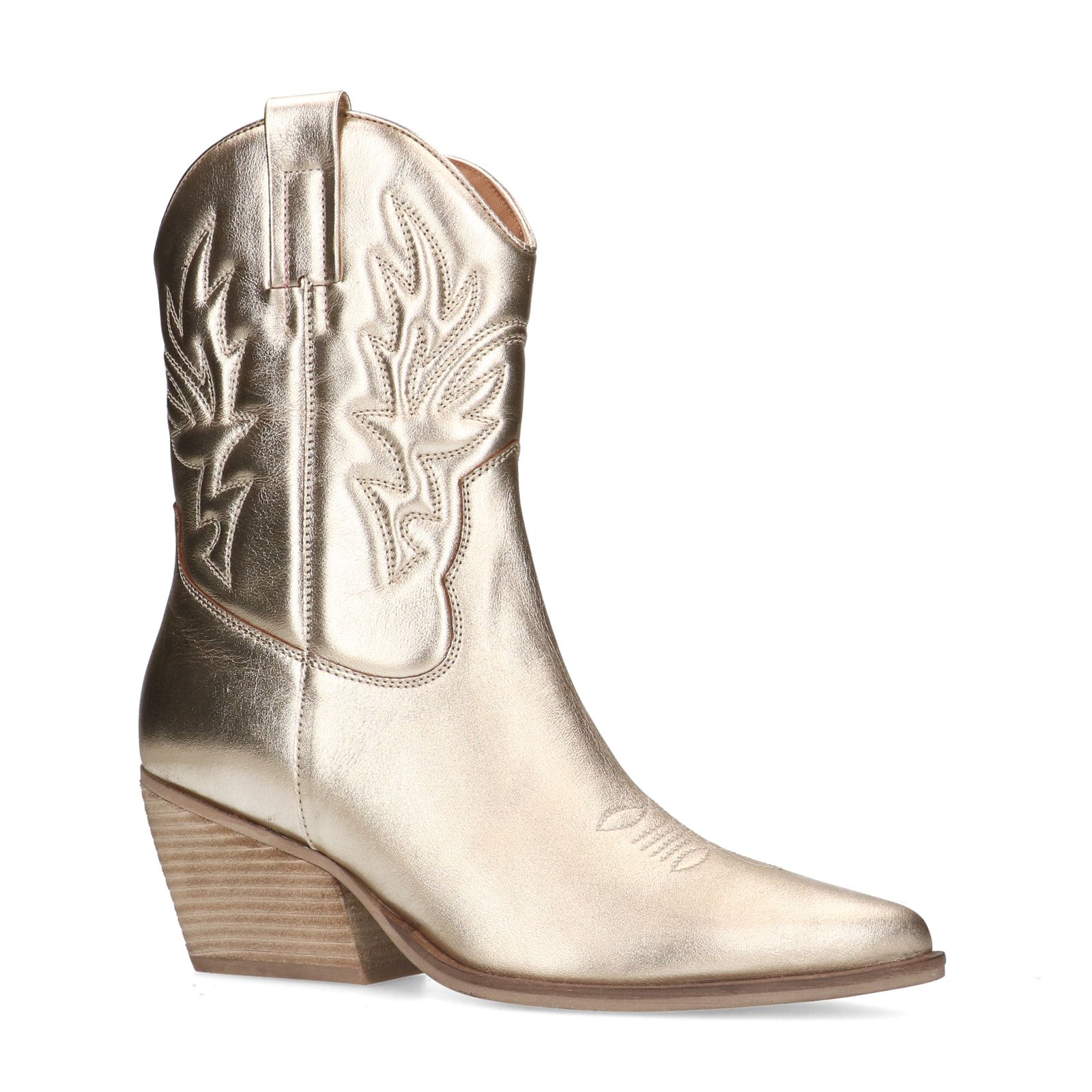 Sluiting Excursie besluiten Goudkleurige metallic cowboy laarzen - Dames | MANFIELD