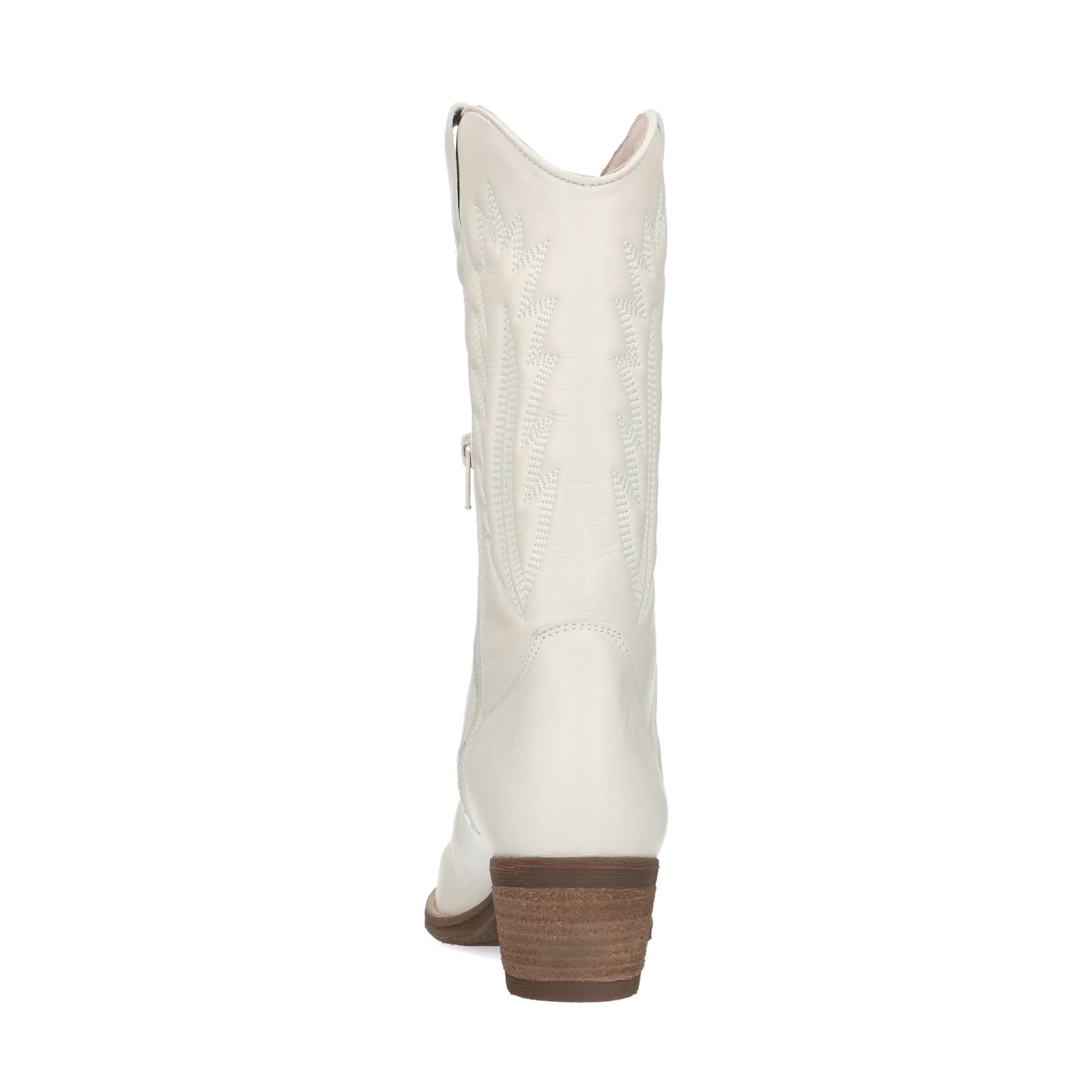 Witte leren cowboylaarzen - Dames | MANFIELD