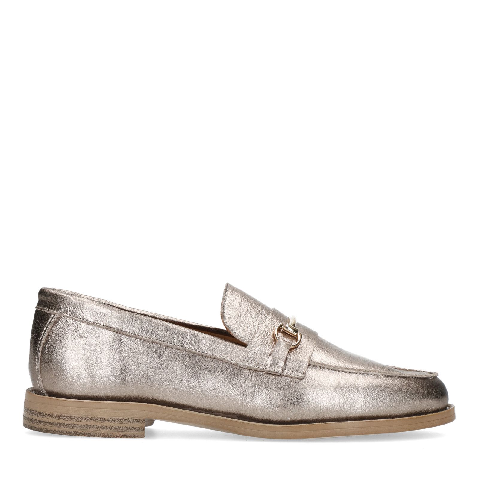 Leren discount loafers dames