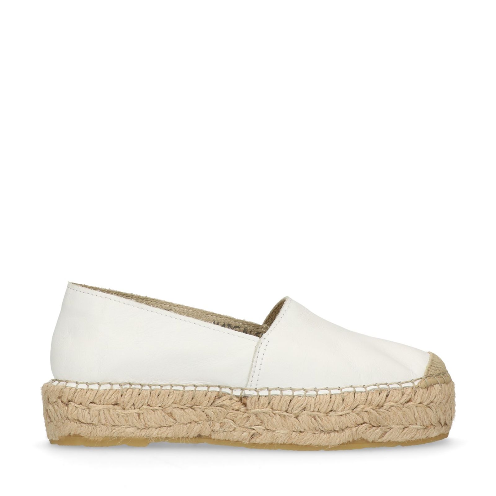 espadrilles leder weiß