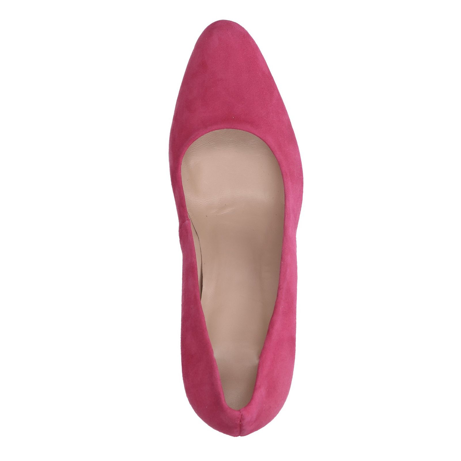 Roze suède pumps - Dames | MANFIELD