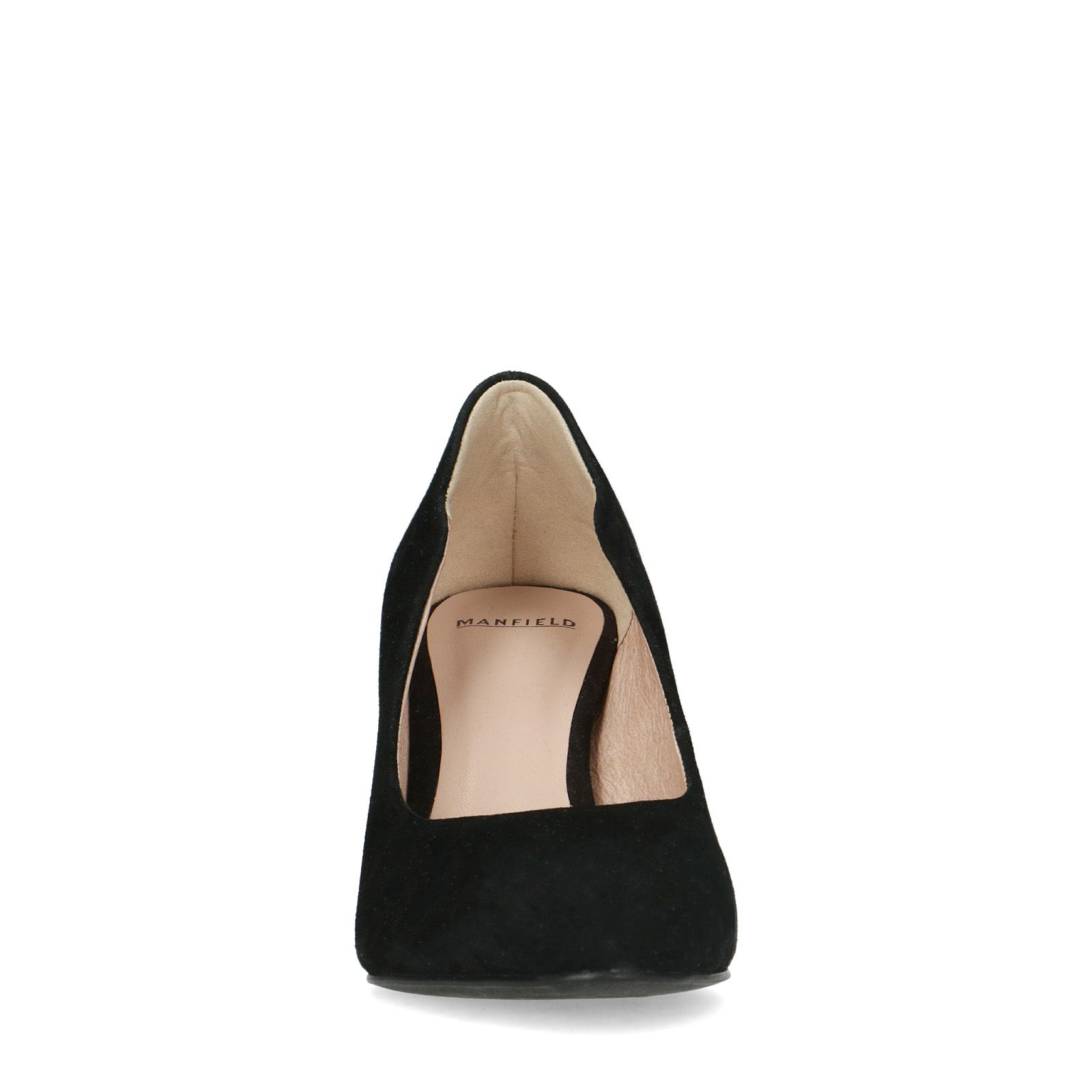 Zwarte suède pumps - Dames | MANFIELD