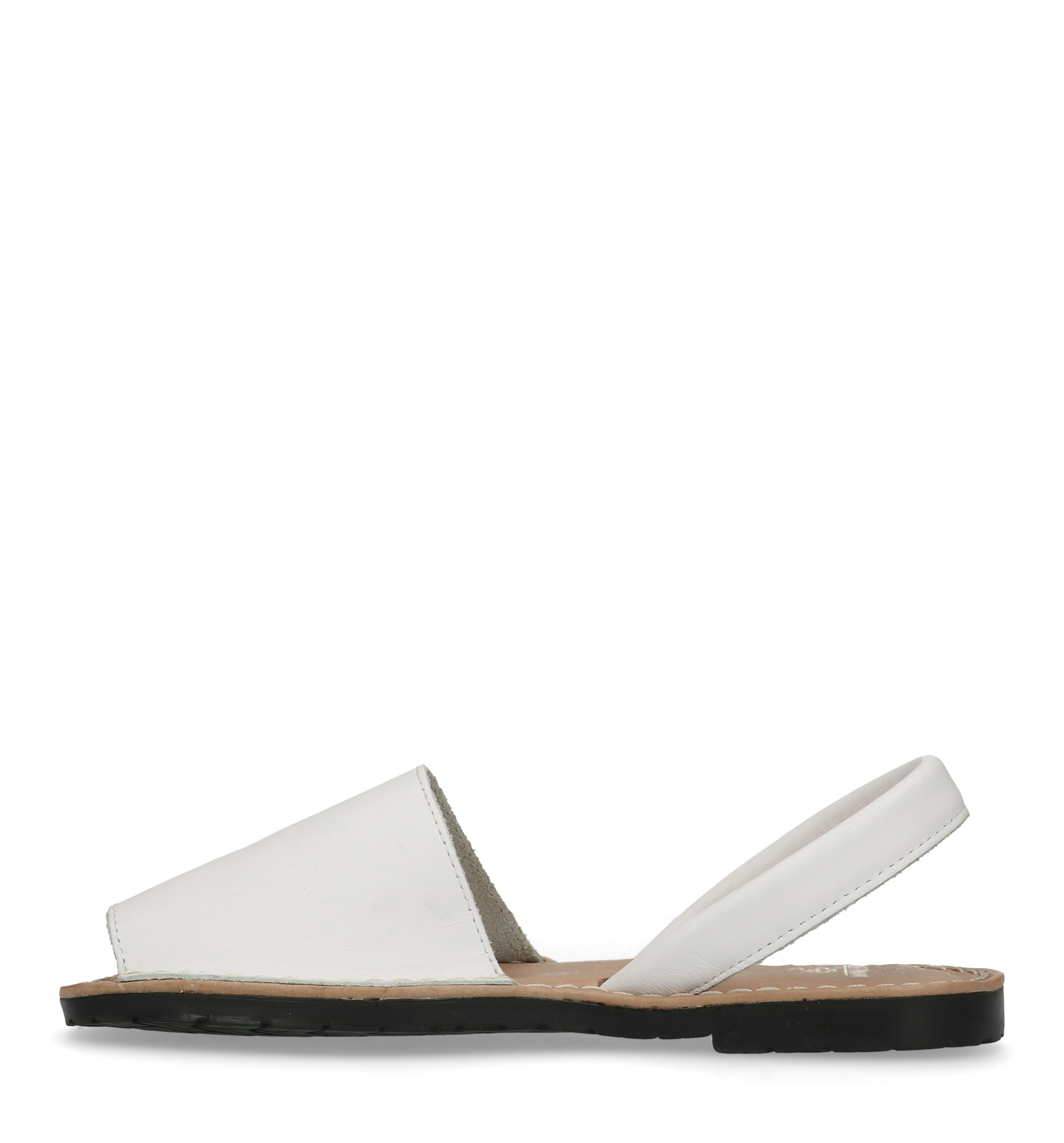Witte peeptoe sandalen - Dames | MANFIELD