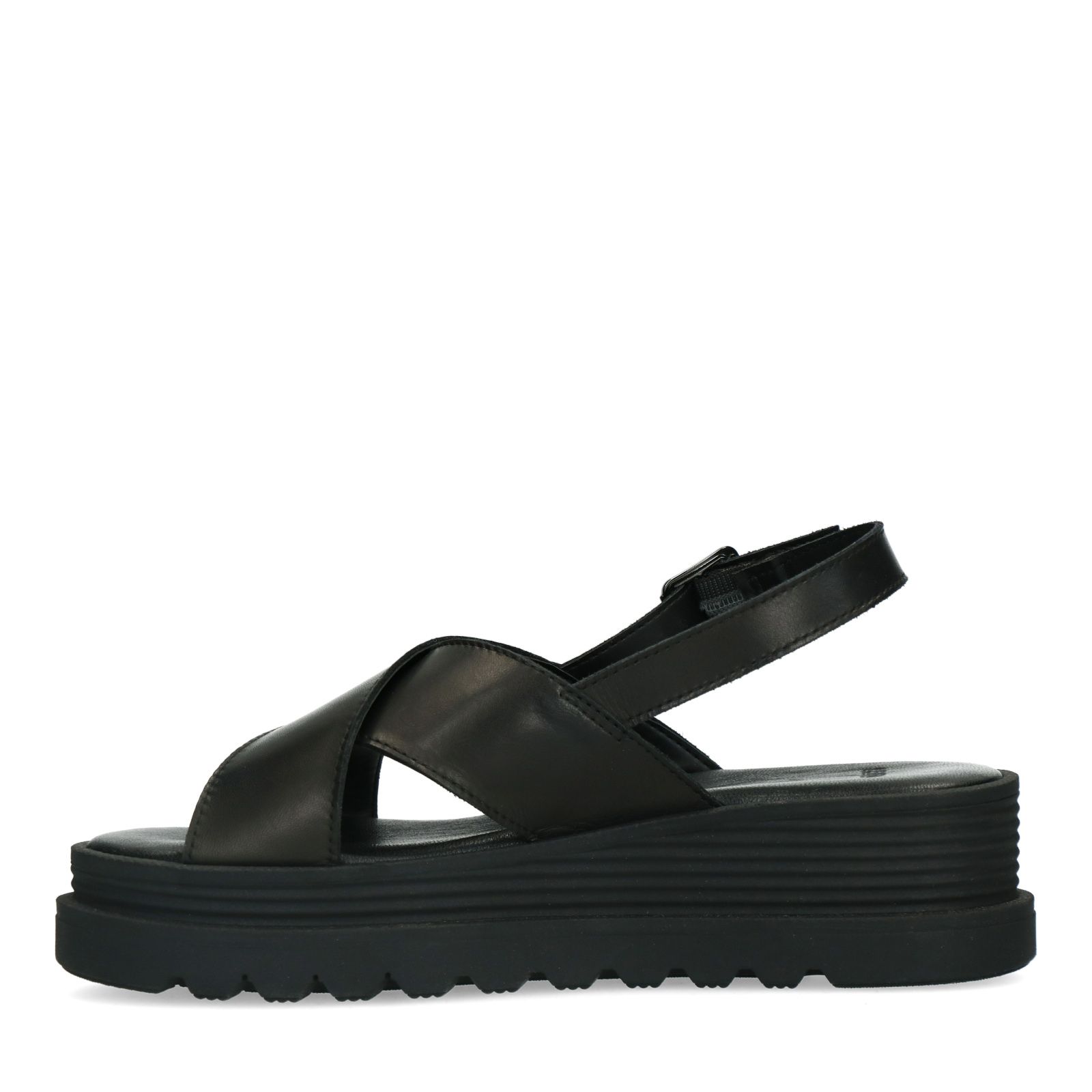 Manfield outlet sandalen zwart