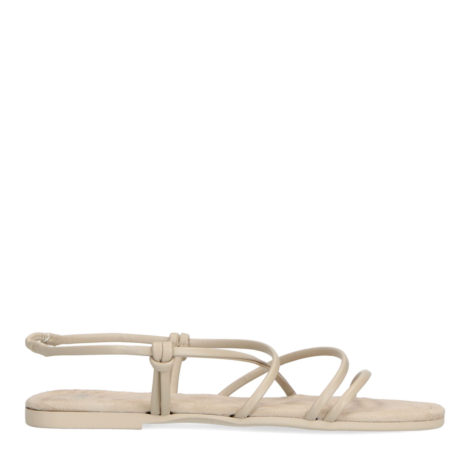 beige sandalen