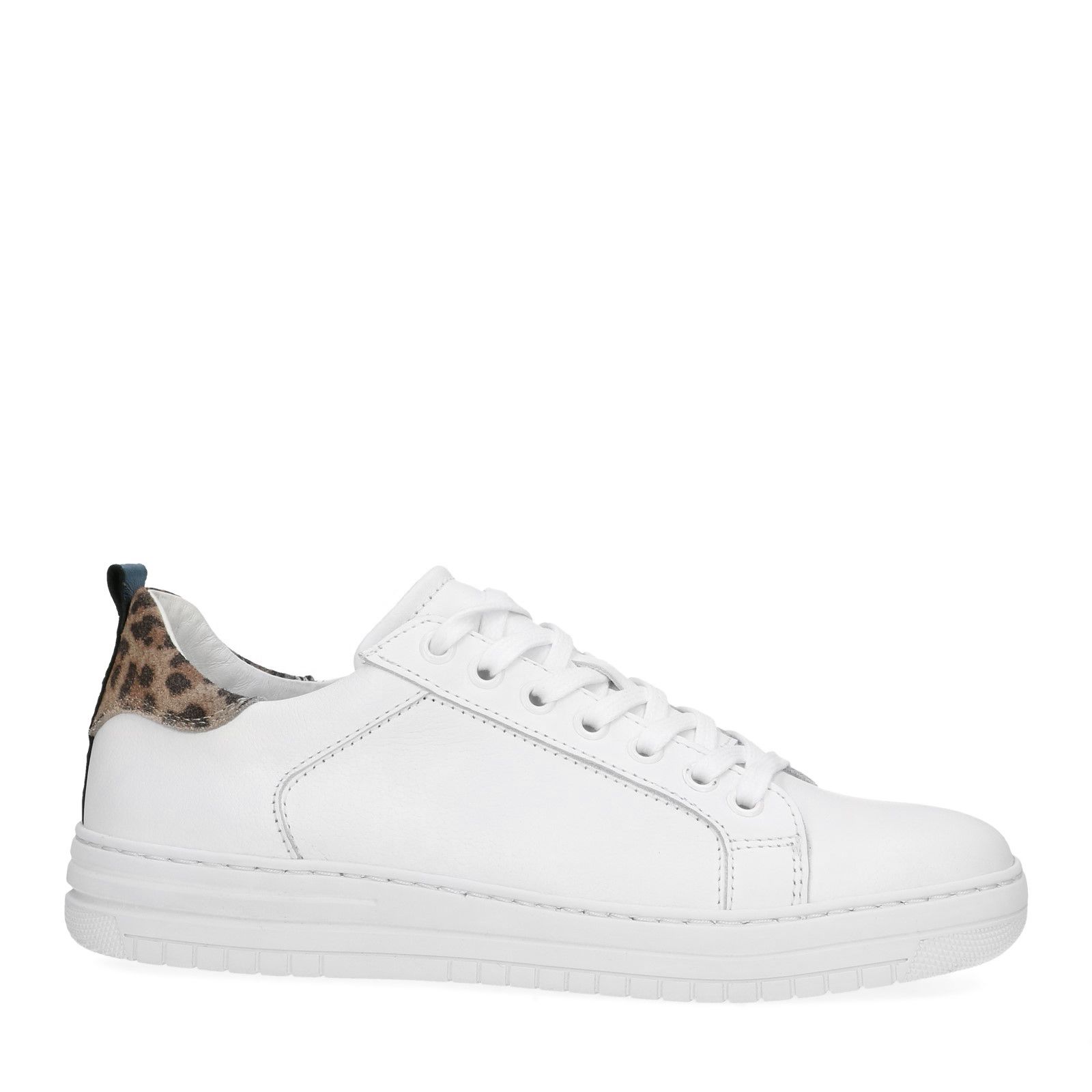 Witte sneaker leer hot sale