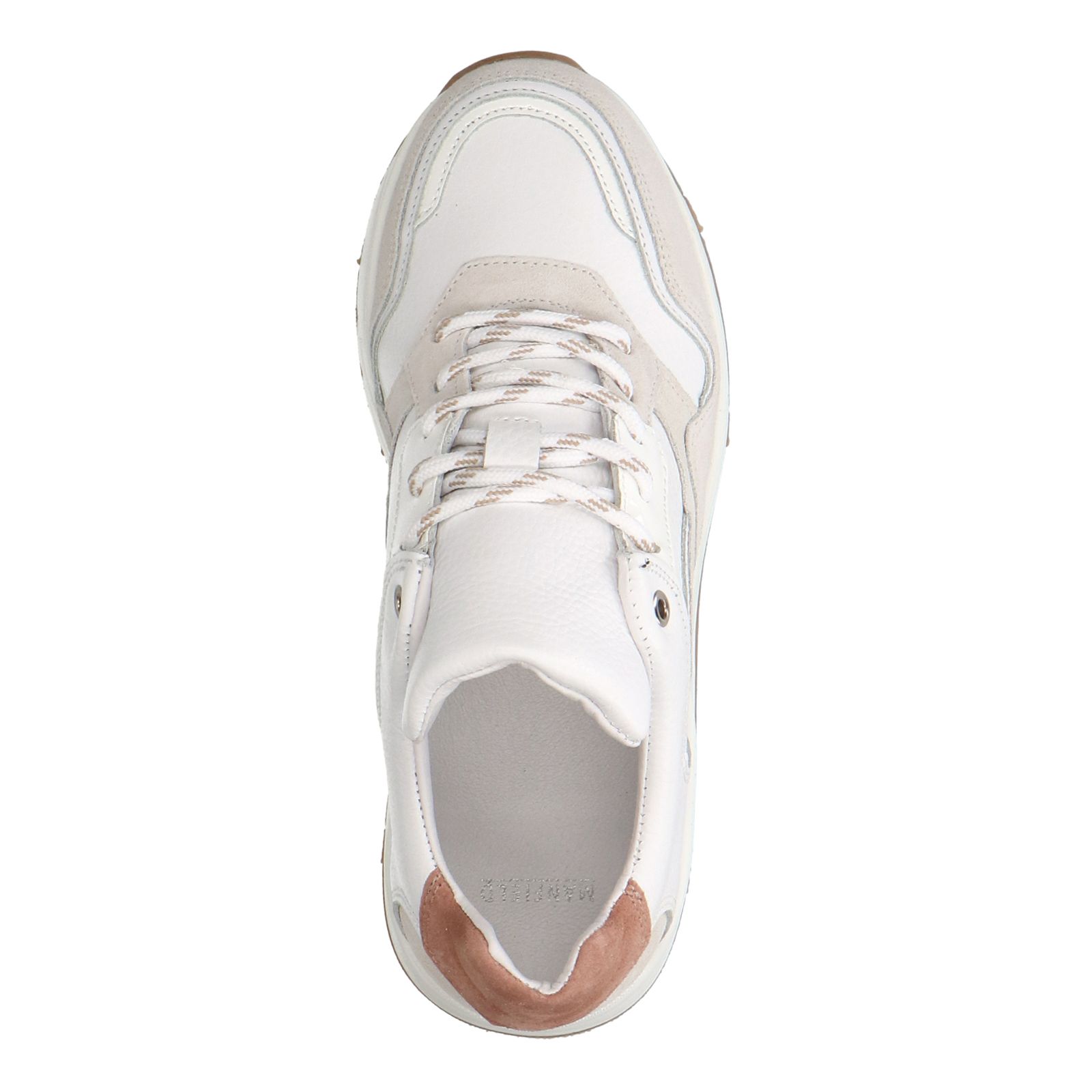 Manfield sneakers dames wit new arrivals