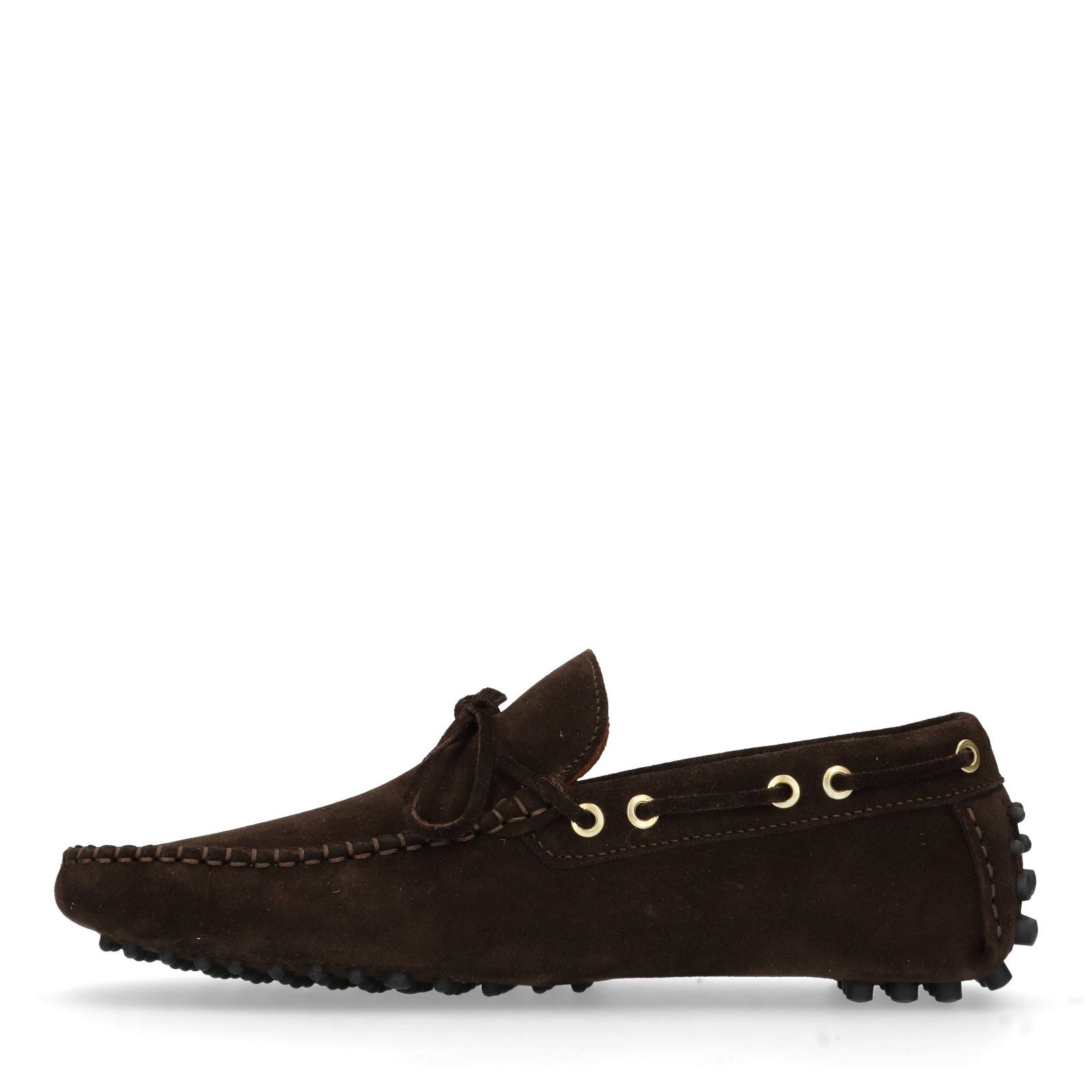 Bruine suède mocassins - Heren | MANFIELD