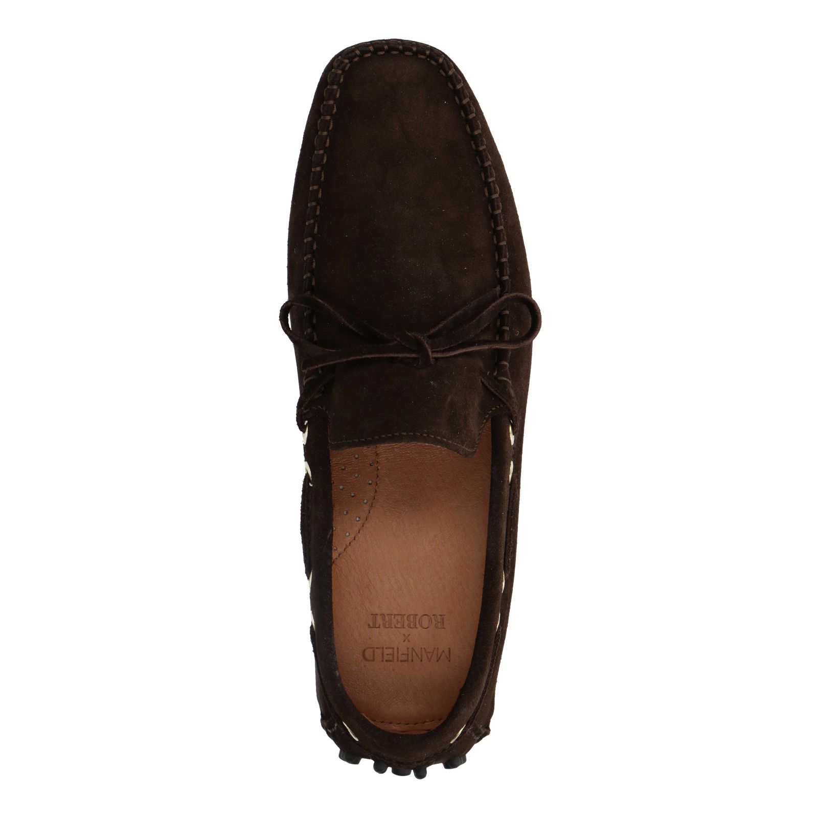 Bruine suède mocassins - Heren | MANFIELD