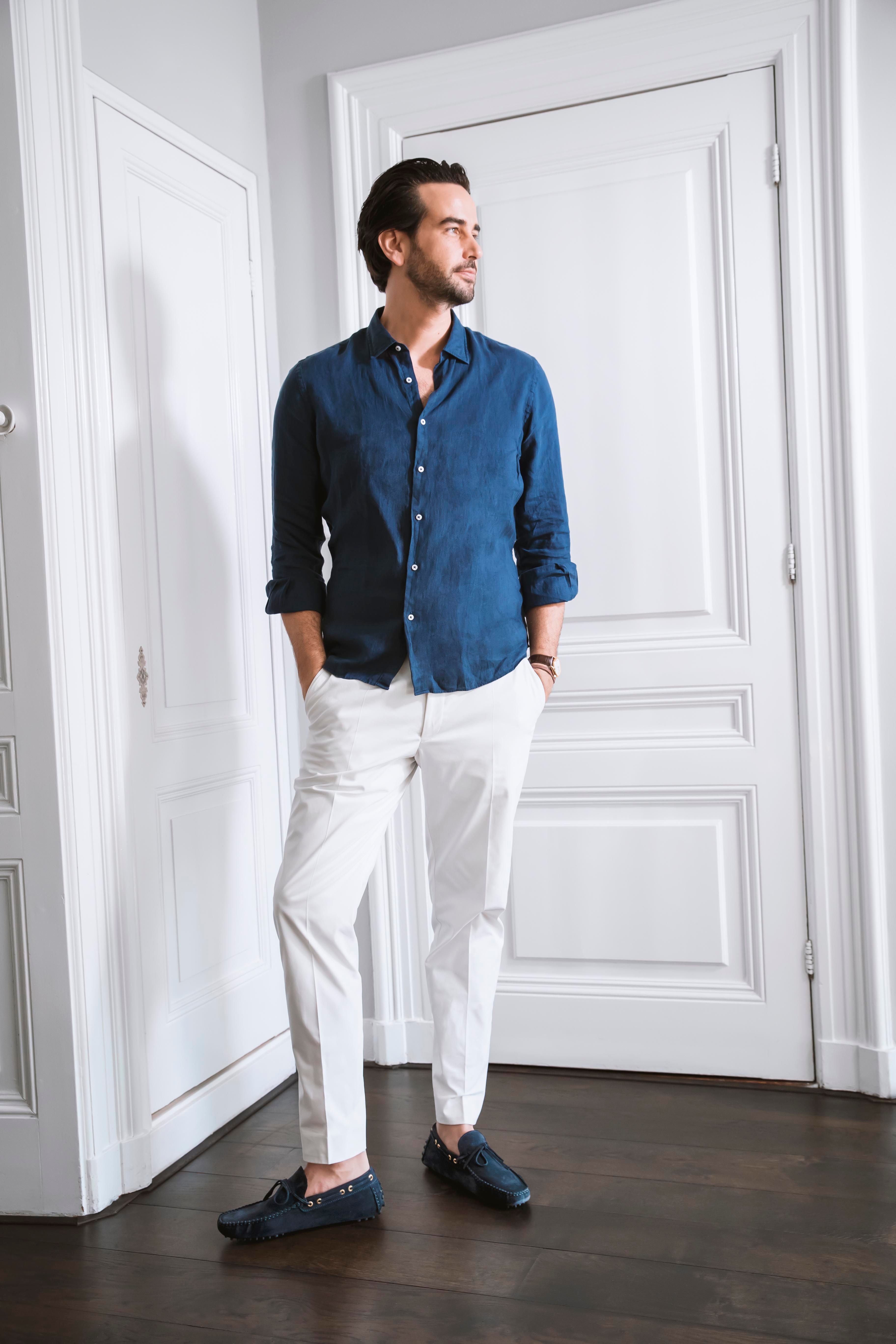 Bruine suède mocassins - Heren | MANFIELD
