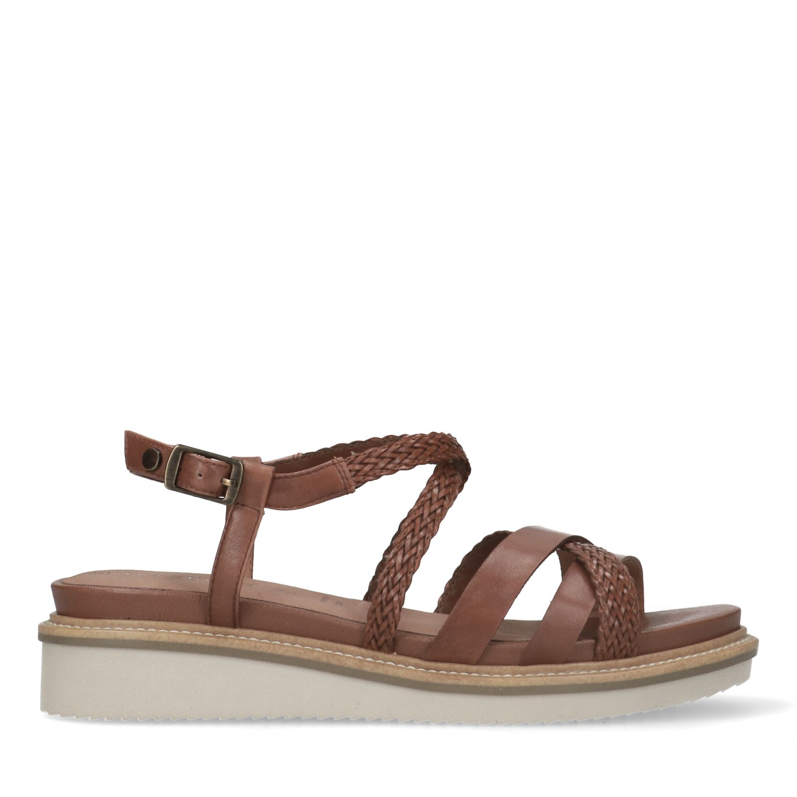 Next Sandalen met bandjes licht Oranje casual uitstraling Schoenen Sandalen Sandalen met bandjes 
