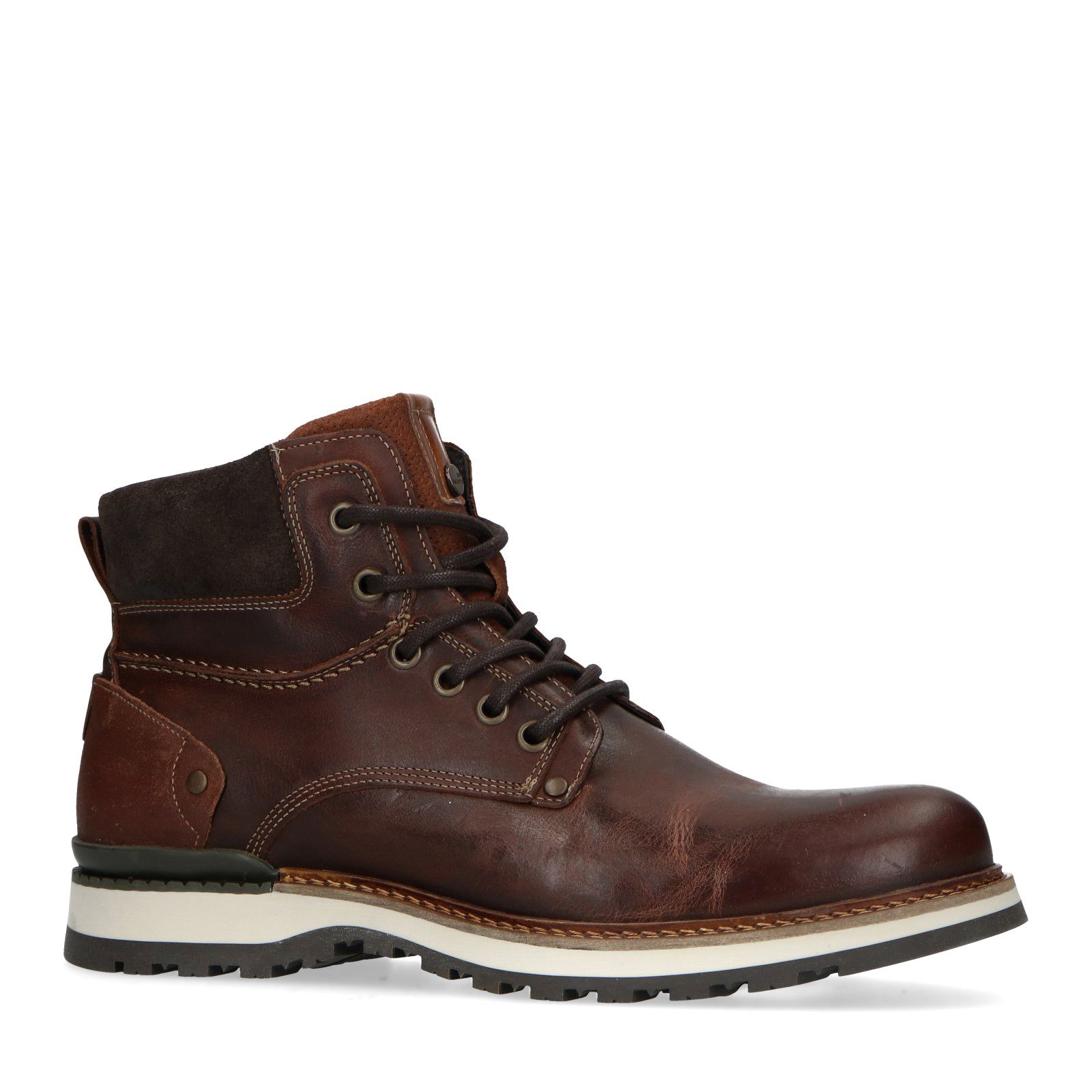Bruine leren veterboots