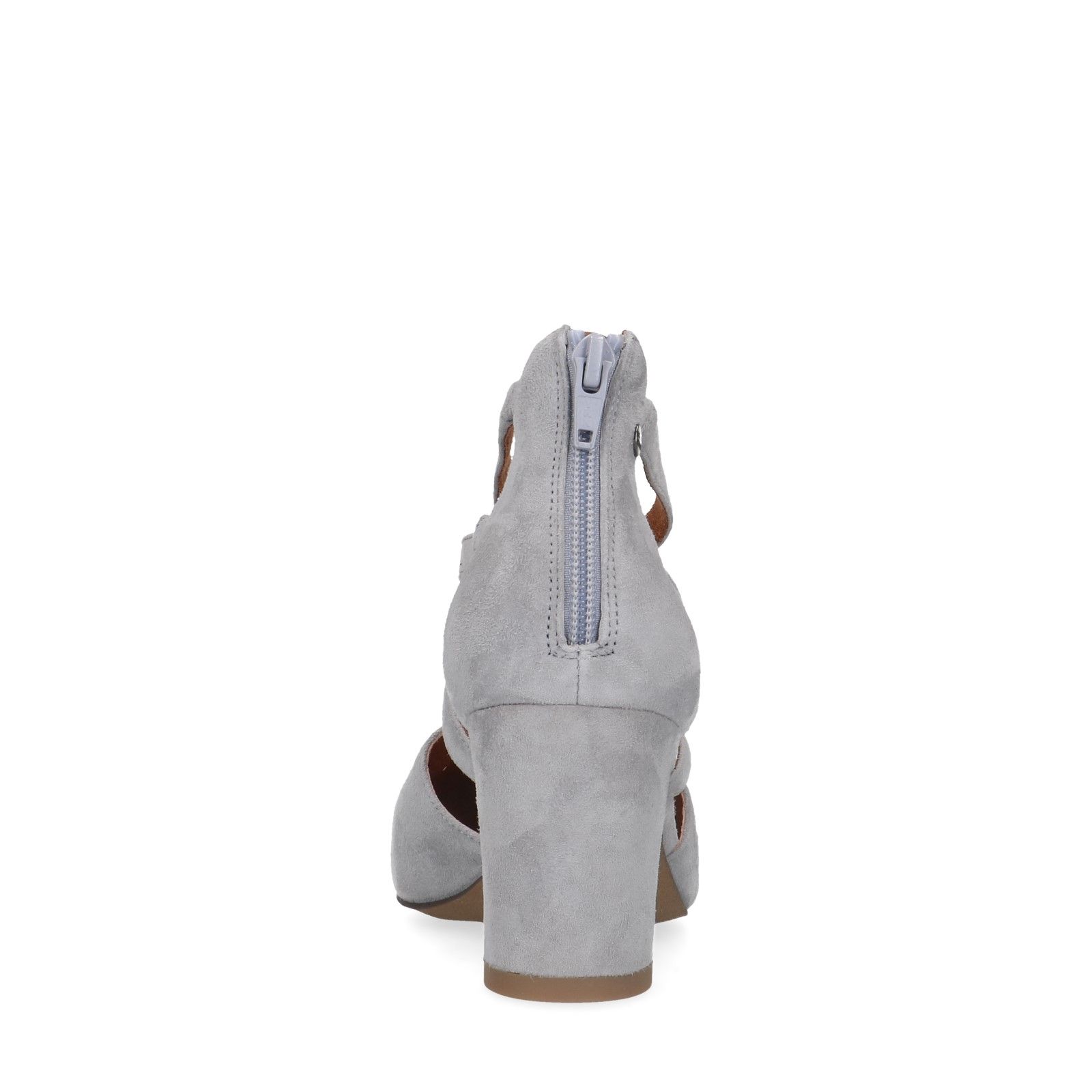 Lichtblauwe suède pumps - Dames | MANFIELD