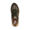 Groene sneakers met panterprint