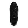 Zwarte platform sneakers met snakeskin
