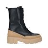 Queen of Jetlags x Sacha Bottines à lacets en cuir avec détails - noir
