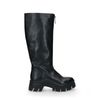 Queen of Jetlags x Sacha Bottes hautes en cuir - noir