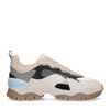 Queen of Jetlags x Sacha beigefarbene Sneaker mit blauen Details