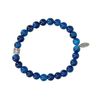 REHAB Agate Natural donkerblauwe armband