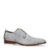 REHAB Greg Dots grijze veterschoenen