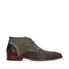 REHAB Salvador Zig Zag grijze veterschoenen